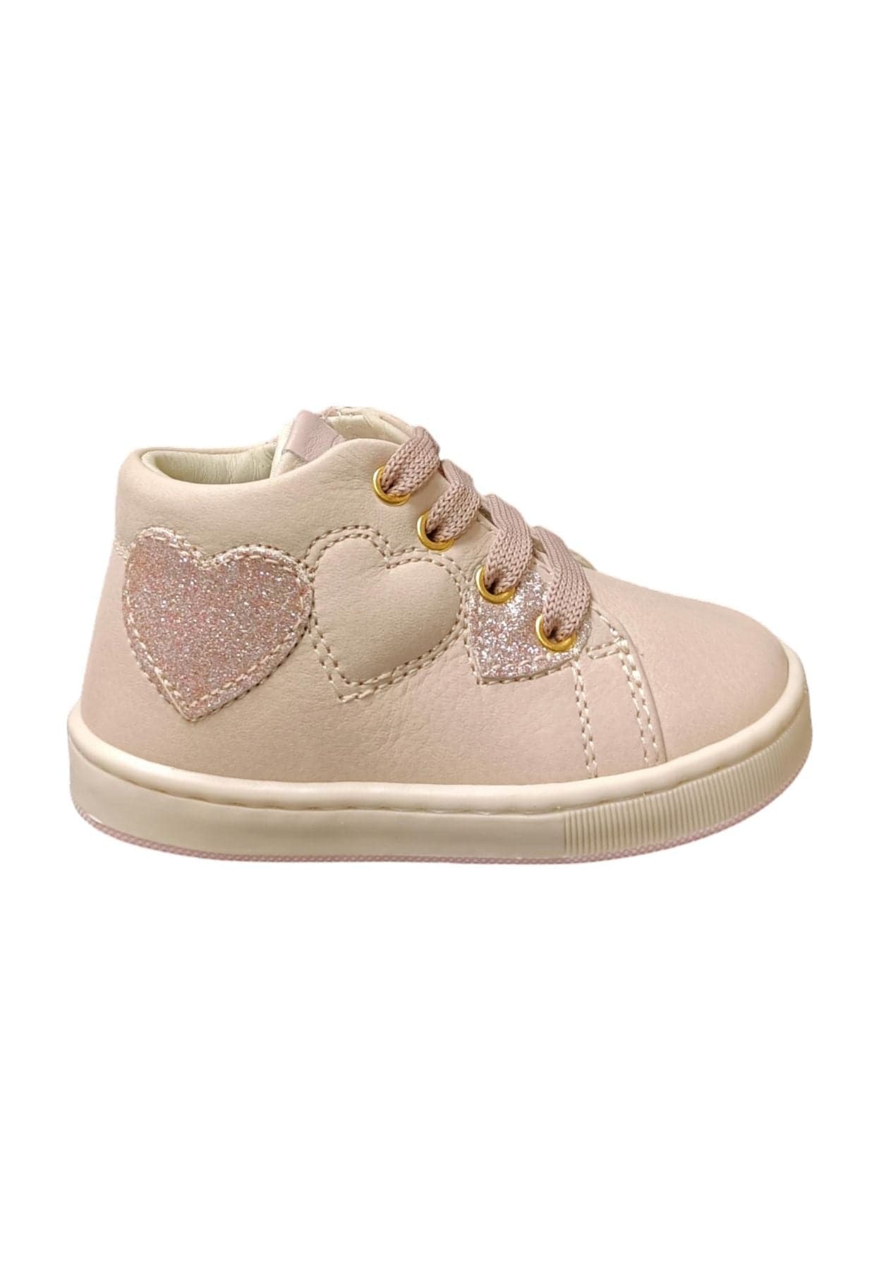 Scarpe sneakers bambina balducci cita  rosa laccio e zip laterale - 8