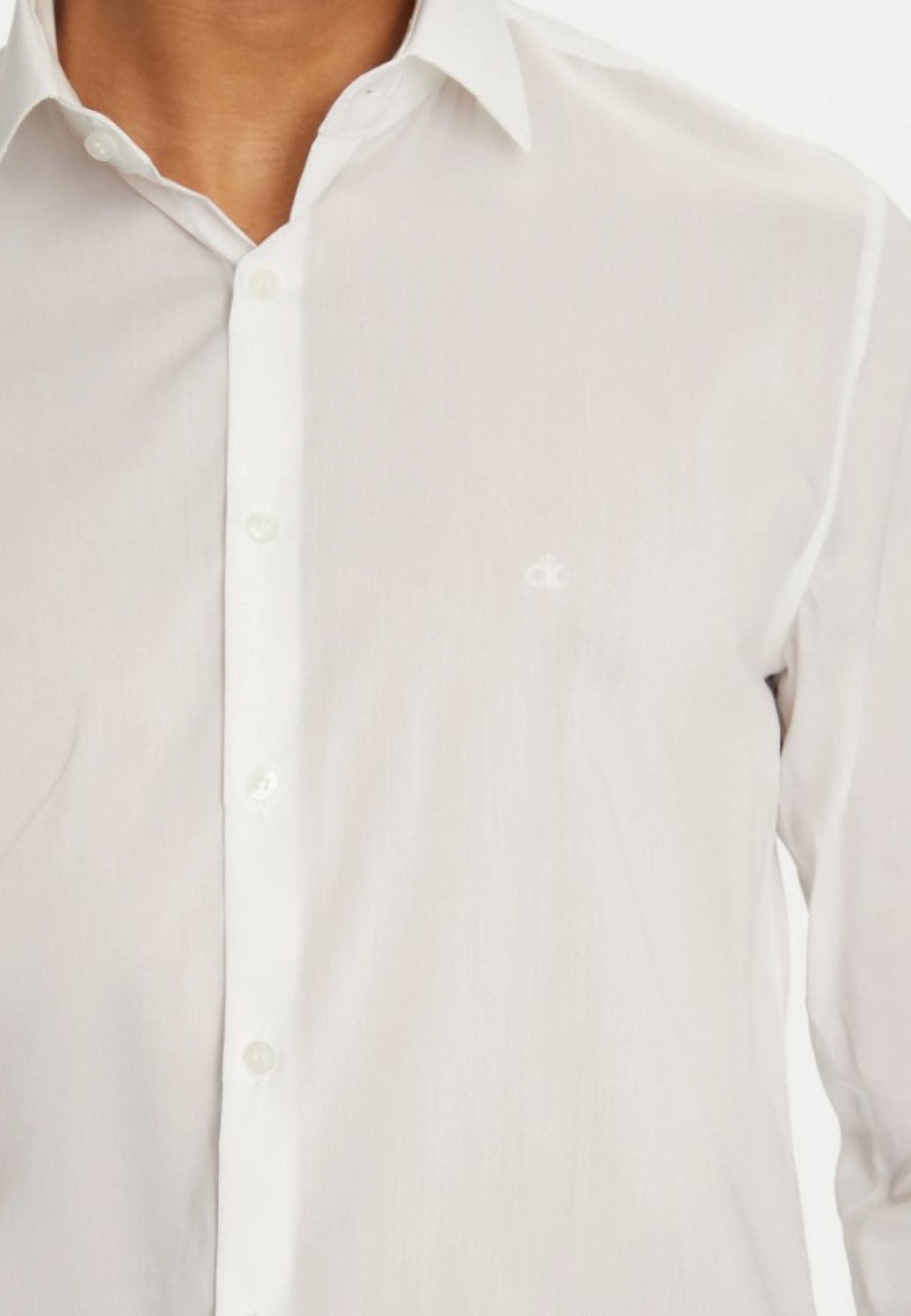 calvin klein CAMICIA LYOCELL SOLID SLIM S da uomo in Camicie casual Drestige - Casamassima, commercioVirtuoso.it