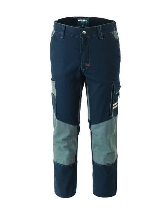 Pantalone Thunder Stretch Blu Meccanico Gommista Magazziniere Elettricista in Pantaloni sportivi Dresswork - Como, commercioVirtuoso.it