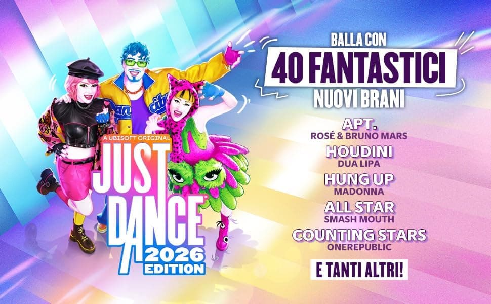 Just Dance 2026 Switch UK (Codice Digitale In Box) in Giochi Prezzo Bomba Store - Casalnuovo di Napoli, commercioVirtuoso.it