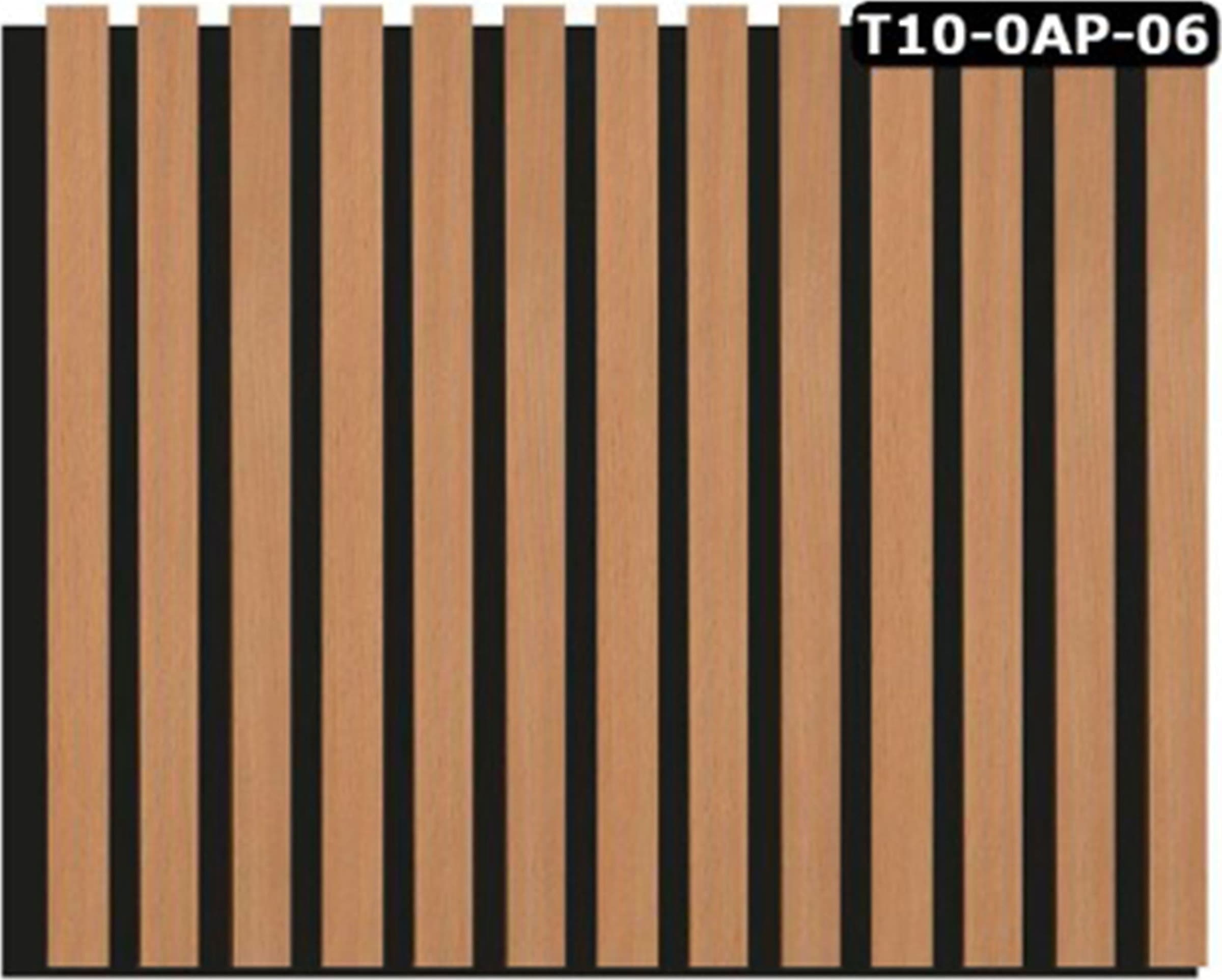 Pannello ACUSTICO Euroacustic Flex (1,65mq) a Lamelli in FIBRA DI LEGNO + feltro mis. 9x600x2750mm varie Texture - 25