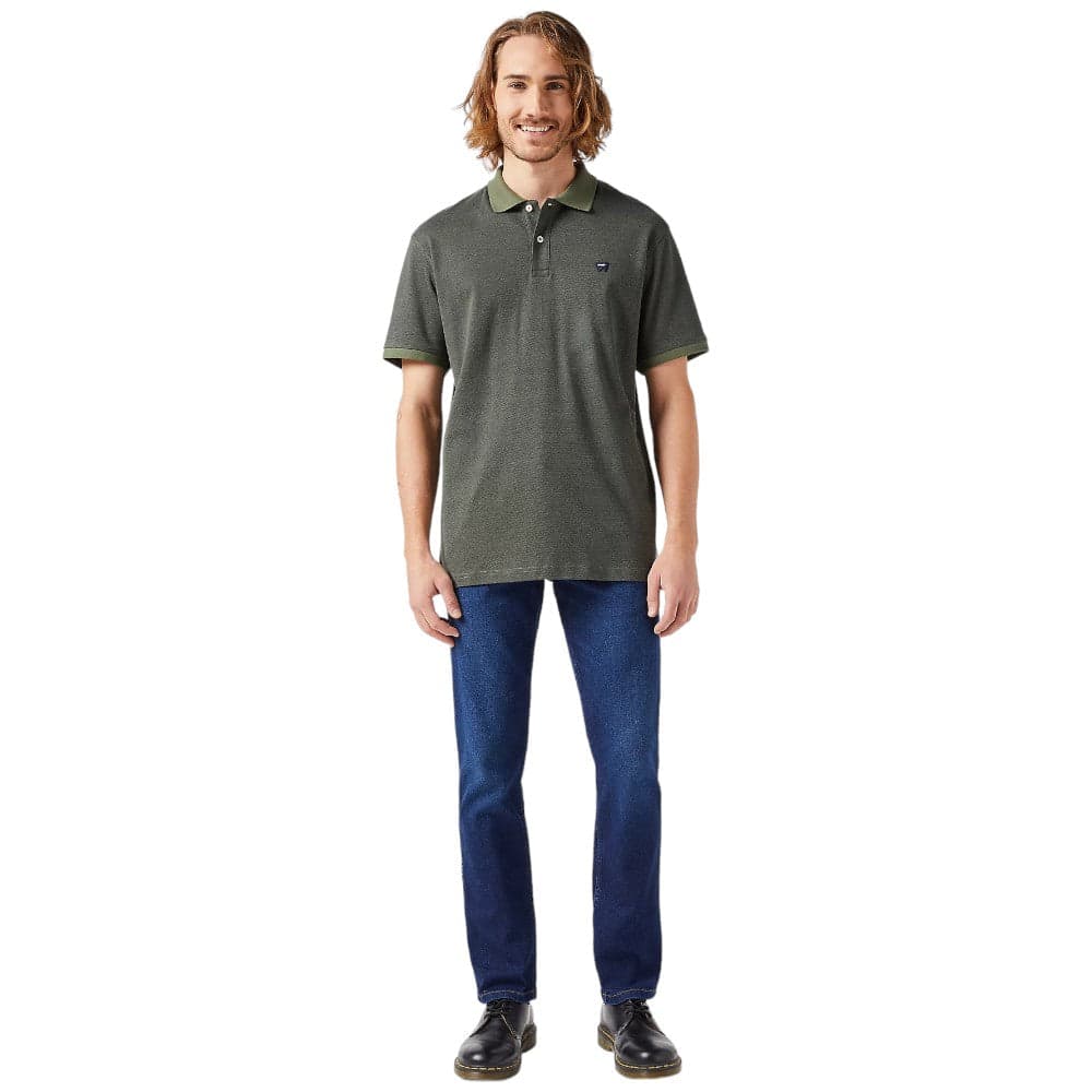 Wrangler maglietta polo verde 112350410 Polo Wrangler