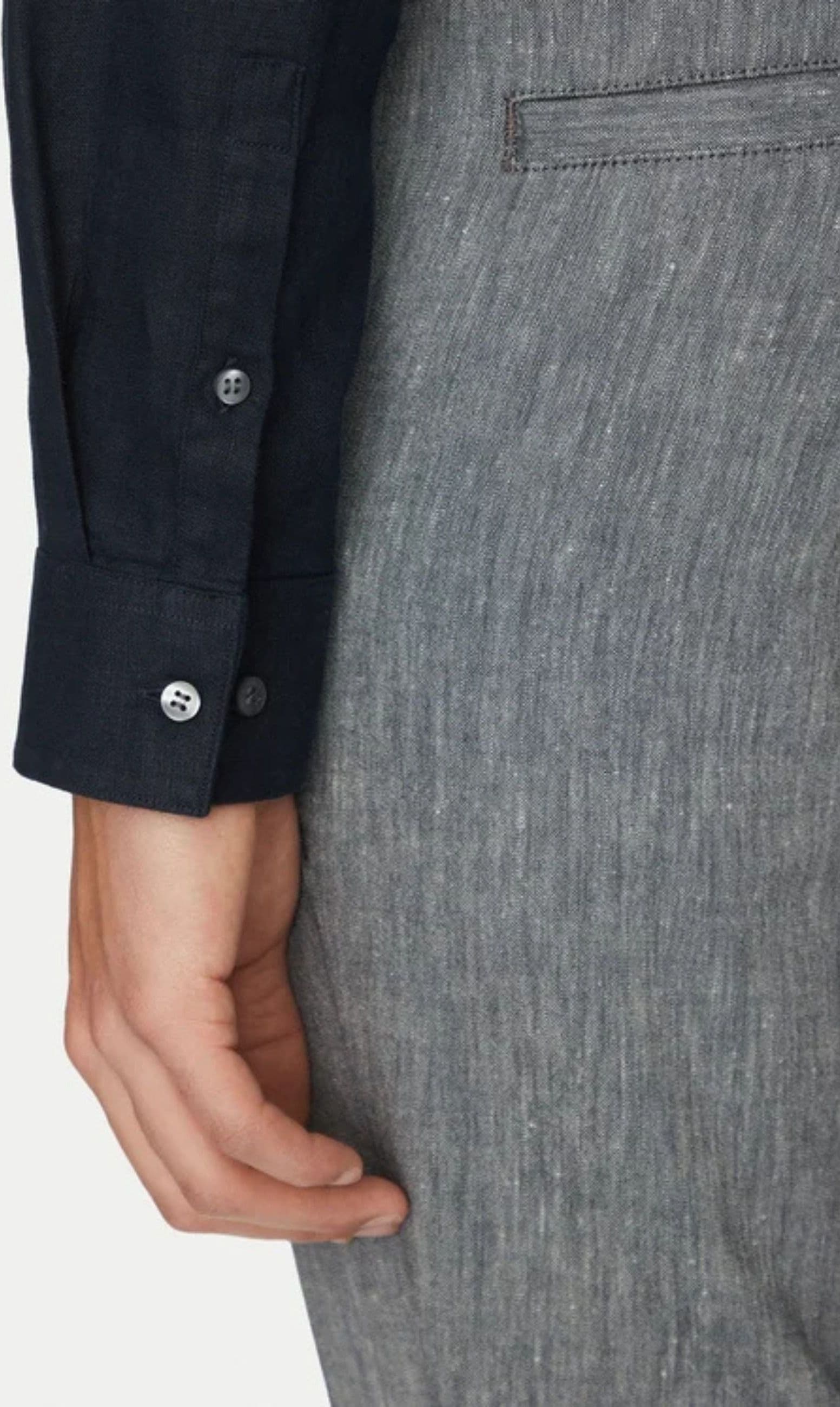 calvin klein CAMICIA LINEN SOLID SLIM SHIRT da uomo in Camicie casual Drestige - Casamassima, commercioVirtuoso.it