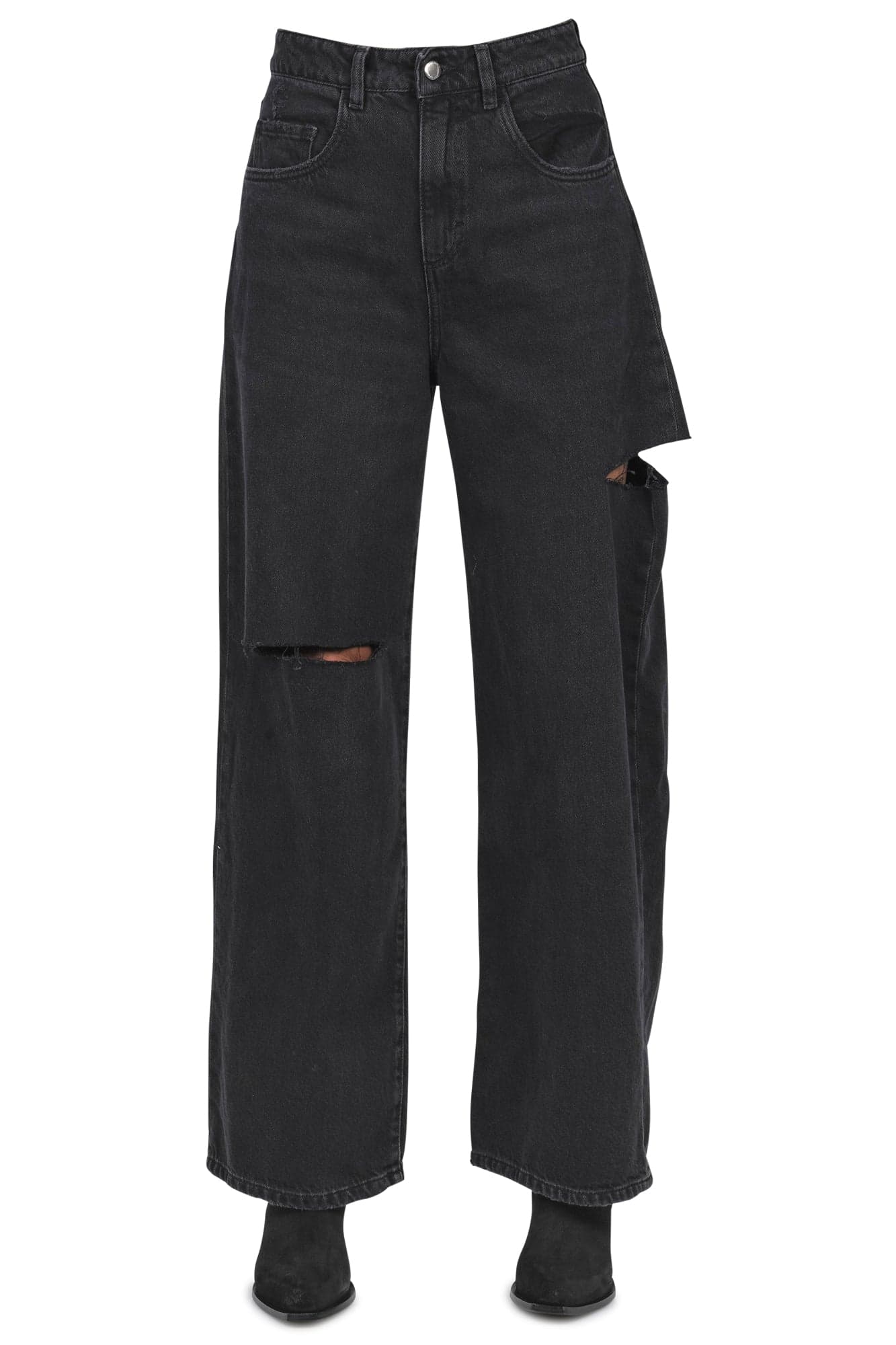 ICON DENIM Icon Denim - Jeans - 460538 - Nero da donna in Pantaloni sportivi Drestige - Casamassima, commercioVirtuoso.it