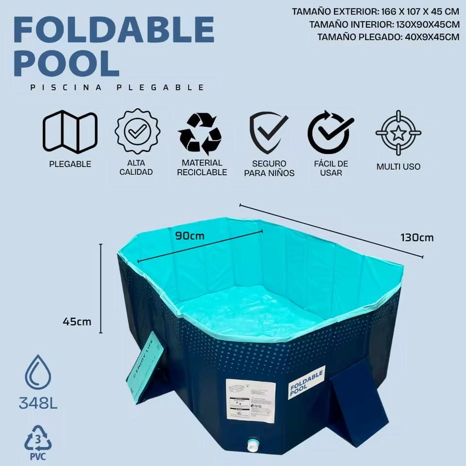 Design compatto e facile da riporre La PISCINA PIEGHEVOLE si distingue per la sua struttura pieghevole che consente un facile montaggio e smontaggio.Occupa uno spazio minimo quando riposto, facilitando la conservazione e il trasporto, ideale per giardini in Piscine fuoriterra Tech Service - Melito di Napoli, commercioVirtuoso.it