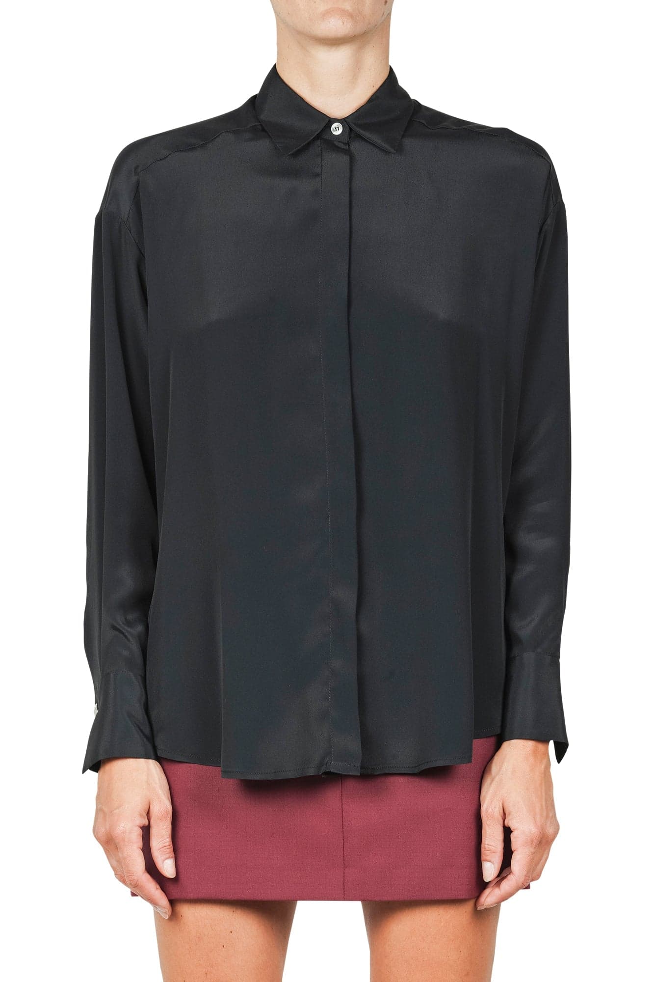 OTTOD'AME Ottod'ame - Camicia - 461135 - Nero da donna in Bluse e camicie Drestige - Casamassima, commercioVirtuoso.it