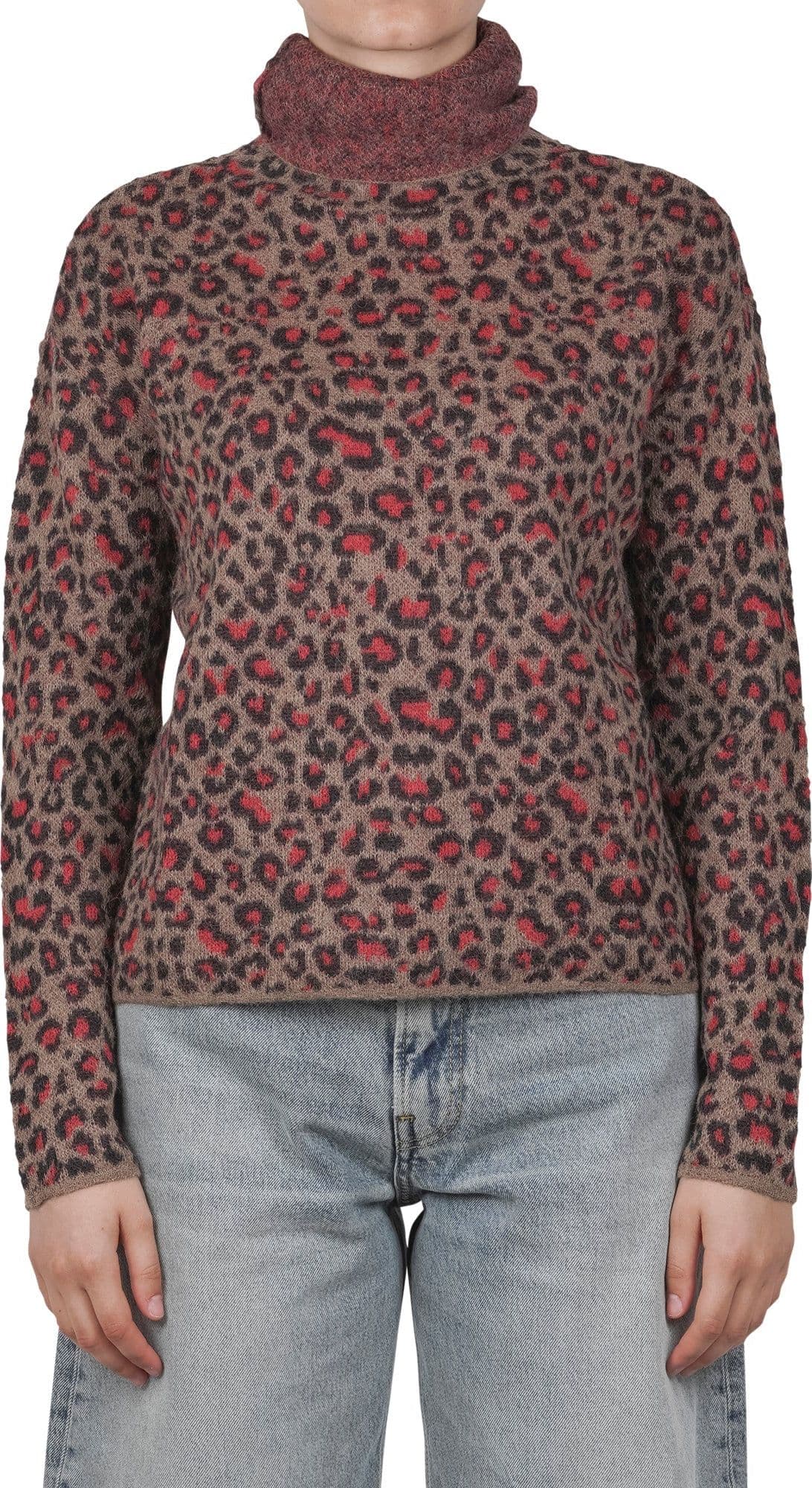 ALESSIA SANTI Alessia Santi - Maglia - 460328 - Beige/Rosso da donna in Canotte e top Drestige - Casamassima, commercioVirtuoso.it