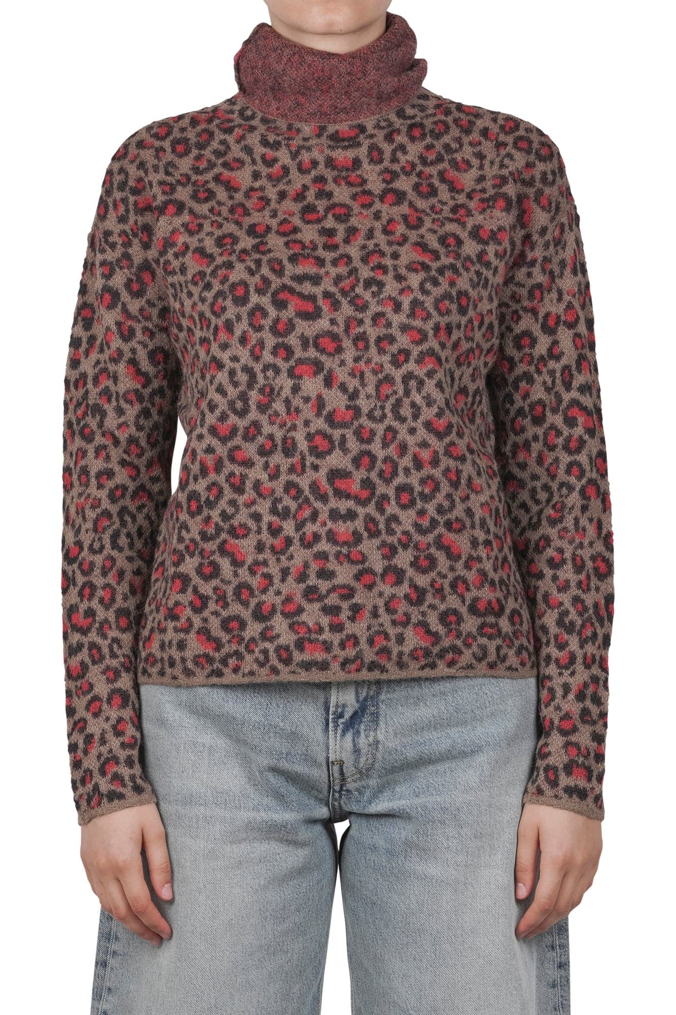 ALESSIA SANTI Alessia Santi - Maglia - 460328 - Beige/Rosso da donna in Canotte e top Drestige - Casamassima, commercioVirtuoso.it
