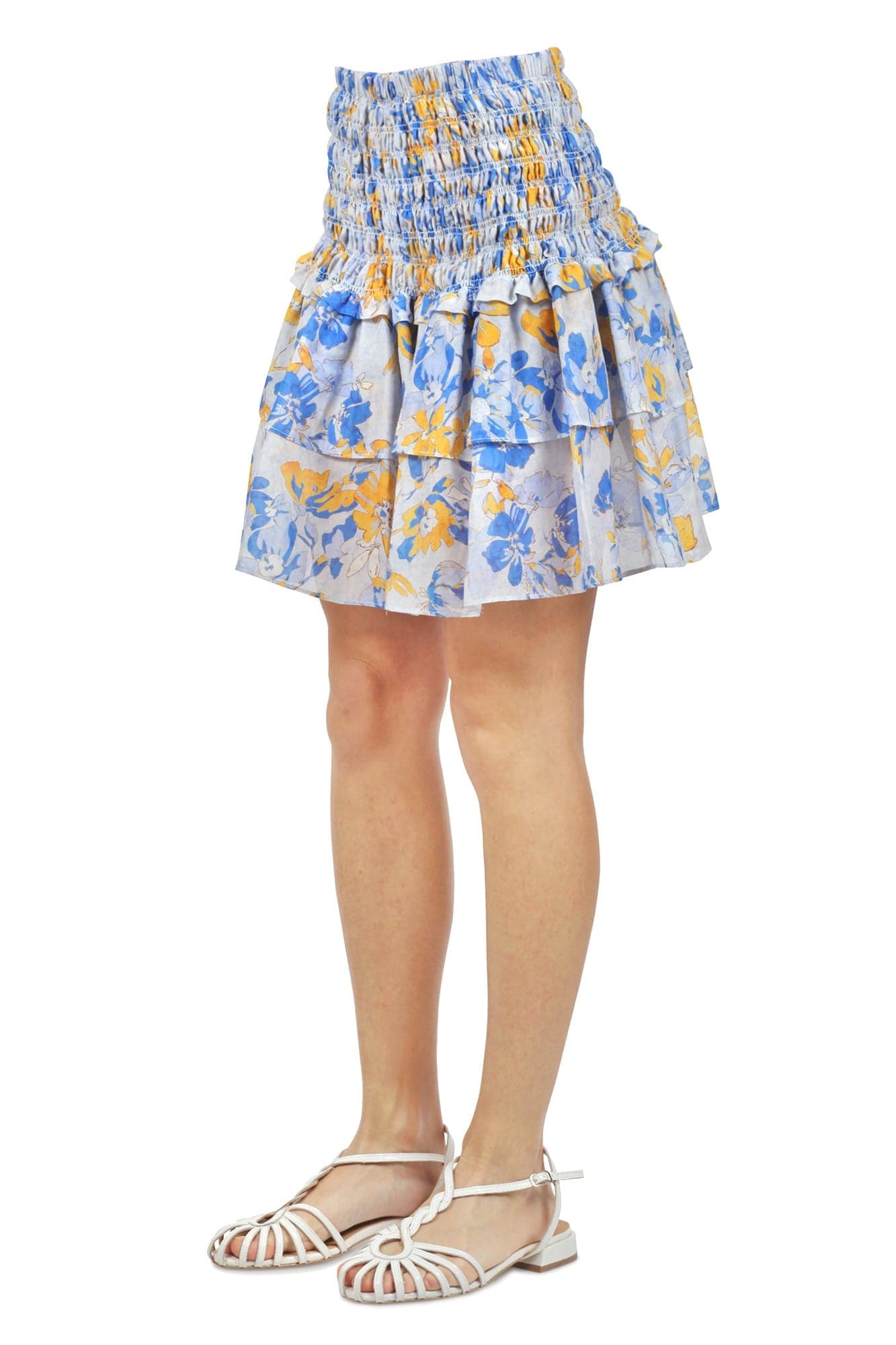 JUCCA Jucca - Gonna - 410804 - Fantasia Azzurro da donna in Gonne Drestige - Casamassima, commercioVirtuoso.it