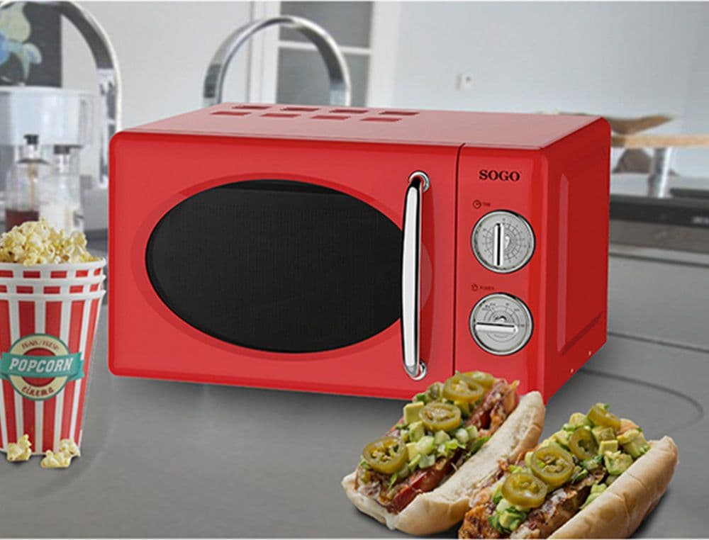 Forno a Microonde Retrò 20L 700W Rosso in prodotto SellUp - Bassano del Grappa, commercioVirtuoso.it