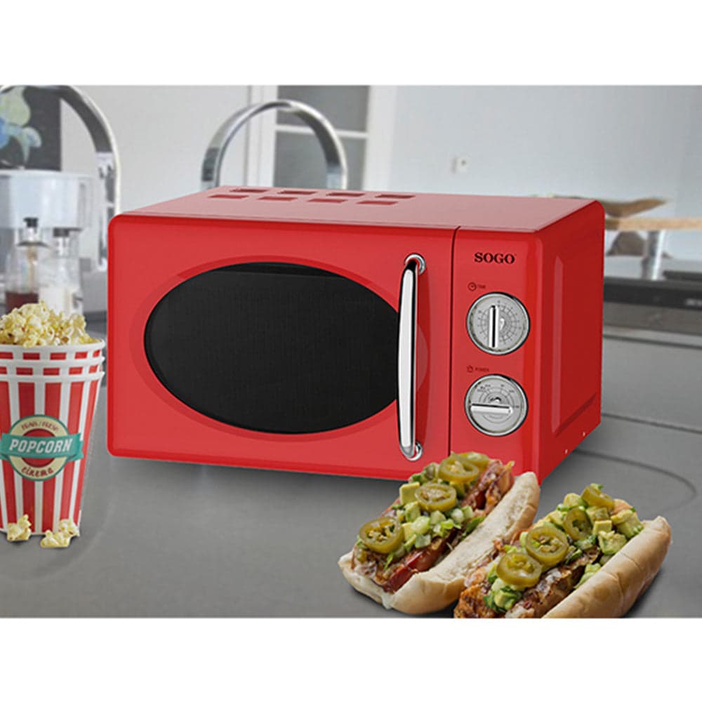 Forno a Microonde Retrò 20L 700W Rosso in prodotto SellUp - Bassano del Grappa, commercioVirtuoso.it