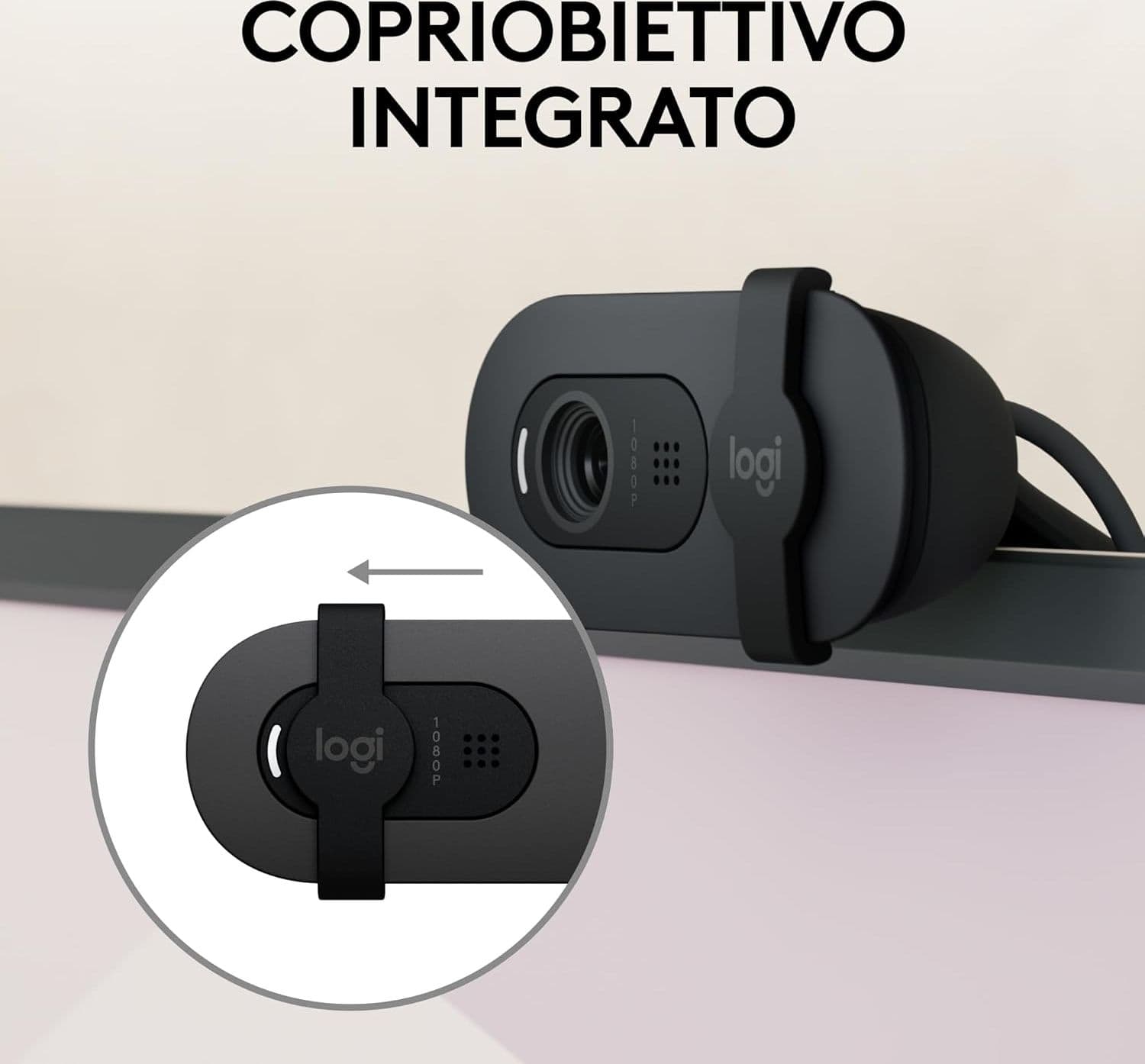 Logitech Brio 100 Full HD 1080p 4" Webcam Grigio in Webcam e periferiche VoIP Prezzo Bomba Store - Casalnuovo di Napoli, commercioVirtuoso.it