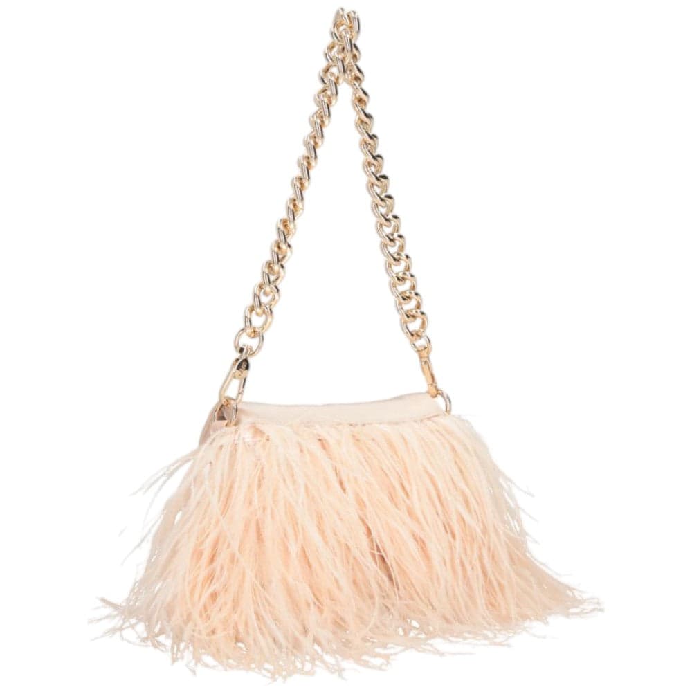 Liu Jo borsa a tracolla cipria con piume crossbody LaPuffy AA5269P0347 Borse Liu Jo
