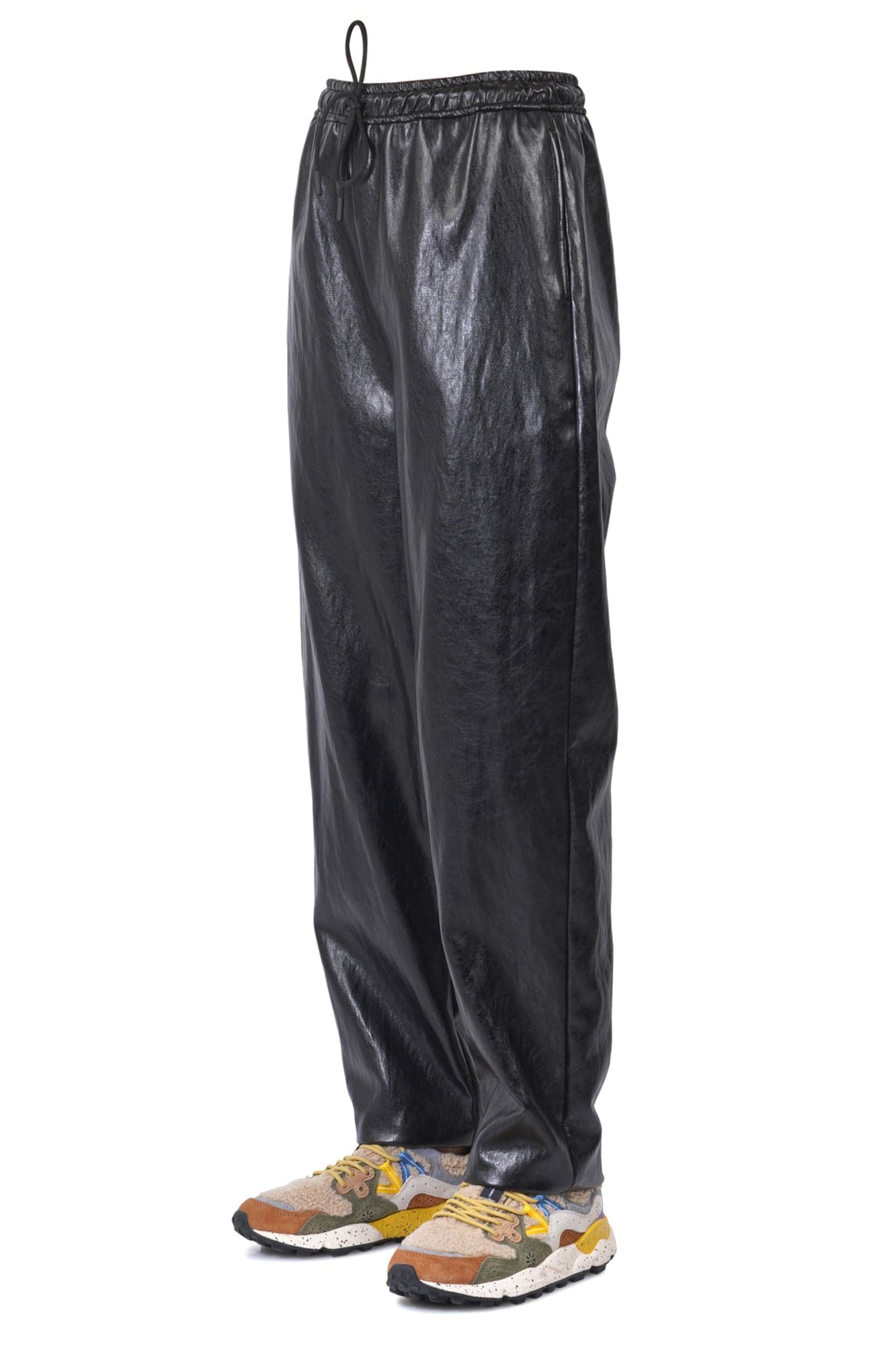 SOLOTRE Solotre - Pantalone - 460766 - Nero da donna in Pantaloni Drestige - Casamassima, commercioVirtuoso.it