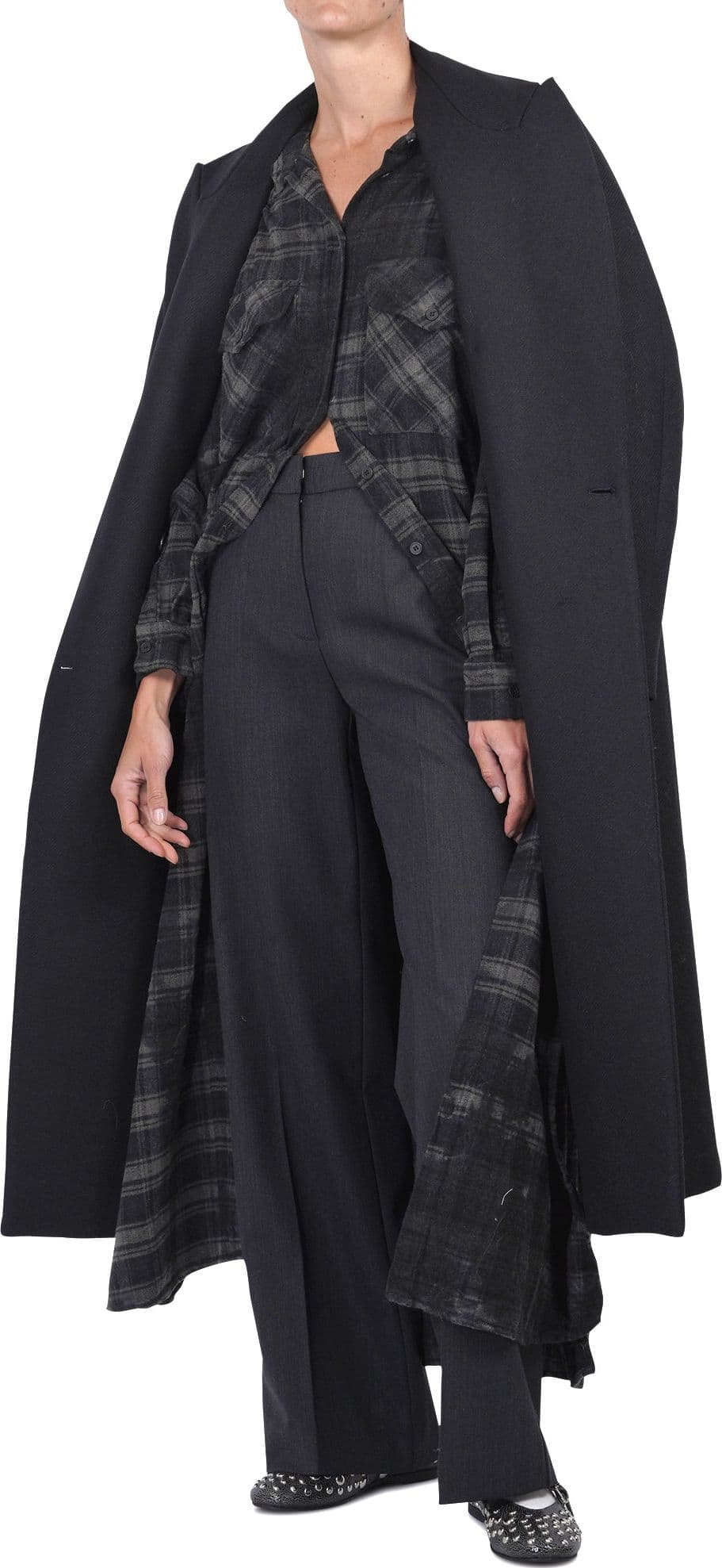 OTTOD'AME Ottod'ame - Pantalone - 461146 - Antracite da donna in Pantaloni Drestige - Casamassima, commercioVirtuoso.it