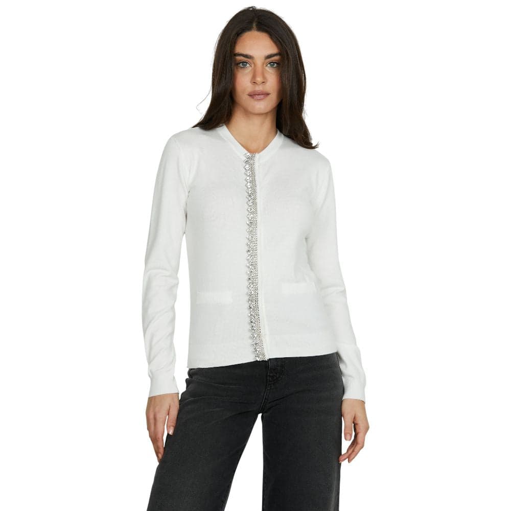 Relish cardigan bianco LANAI RDA2502605016 in Cardigan Prodotti di Classe - Nocera Superiore, commercioVirtuoso.it