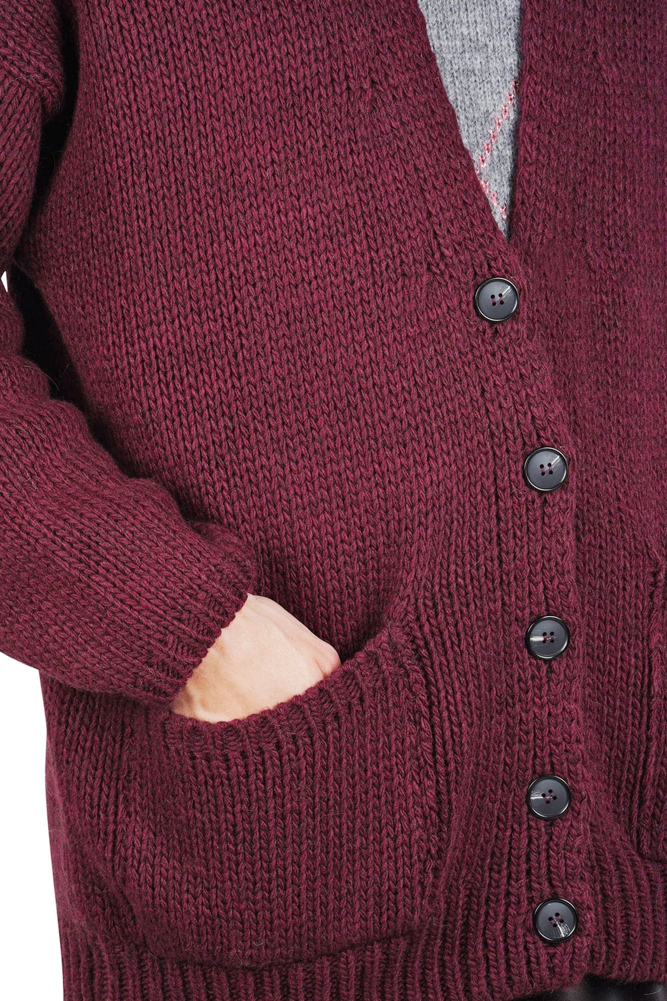 LA FEMME BLANCHE La Femme Blanche - Cardigan - 461455 - Prugna da donna in Cardigan Drestige - Casamassima, commercioVirtuoso.it
