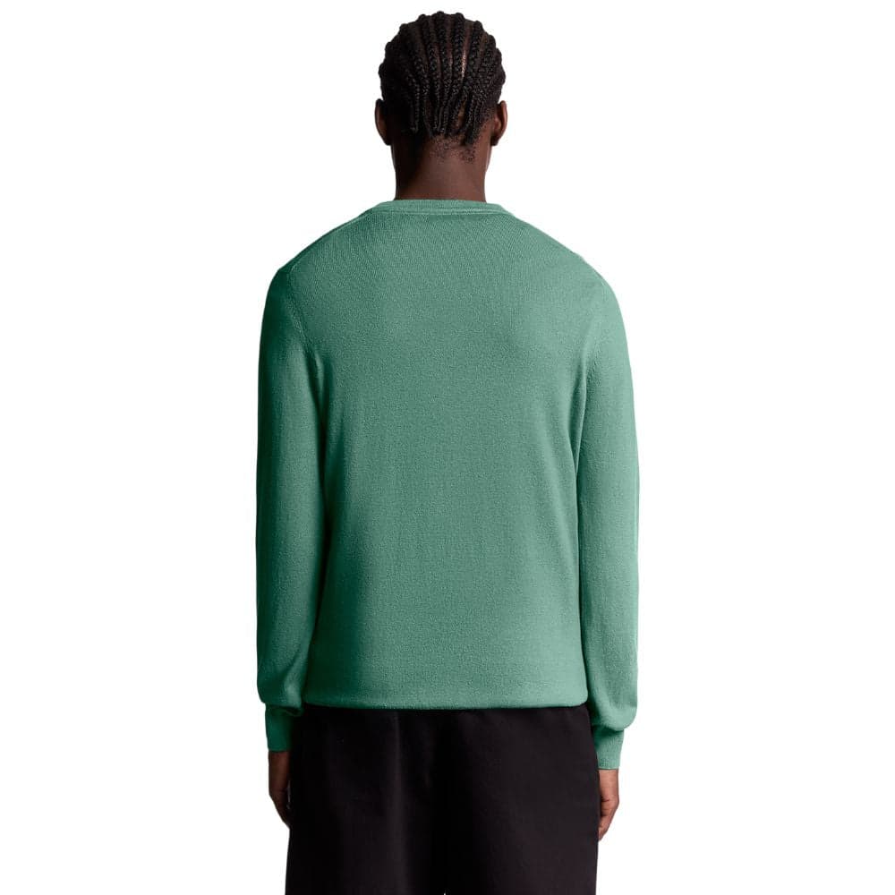Lyle & Scott pullover merino verde KN2110VC in Maglioni Prodotti di Classe - Nocera Superiore, commercioVirtuoso.it
