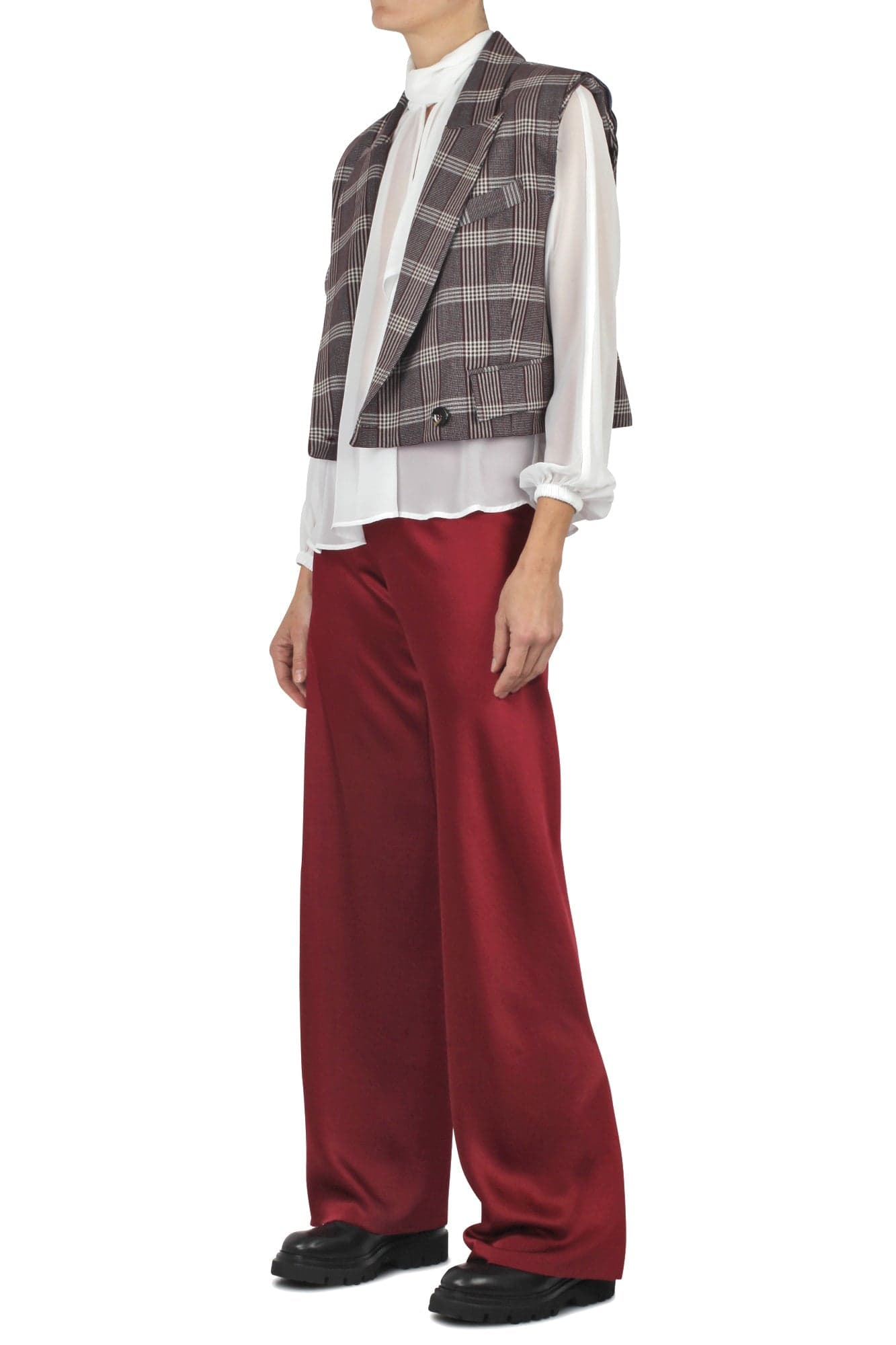 JUCCA Jucca - Pantalone - 441950 - Rubino da donna in Pantaloni Drestige - Casamassima, commercioVirtuoso.it
