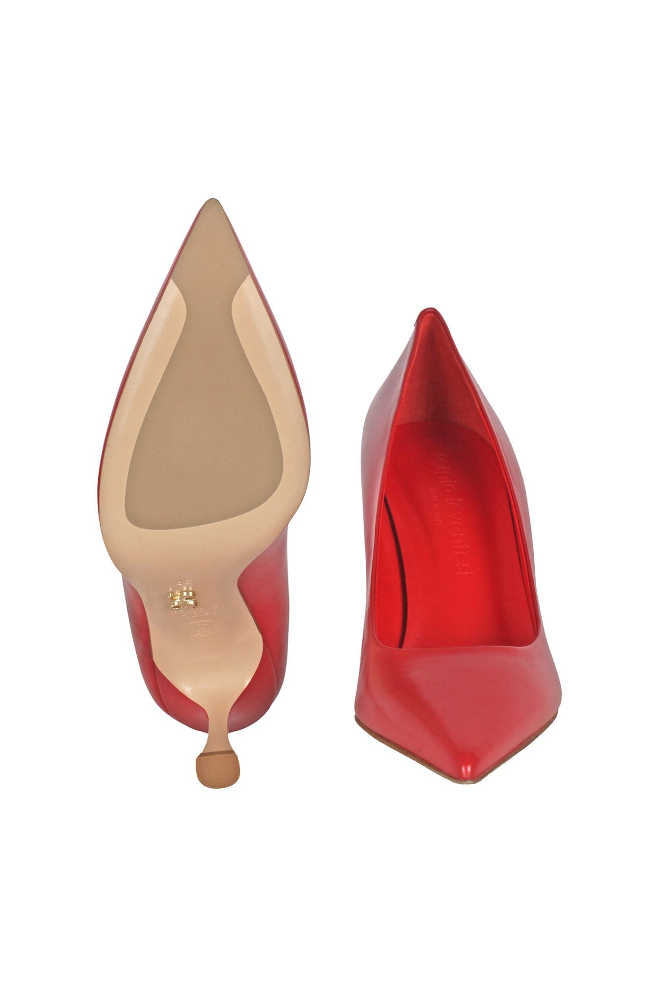 SERGIO LEVANTESI Sergio Levantesi - Decollete - 450984 - Rosso da donna in Scarpe col tacco Drestige - Casamassima, commercioVirtuoso.it