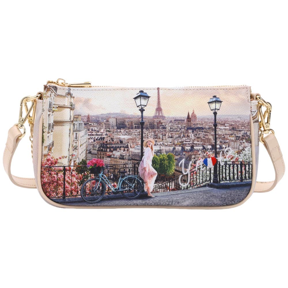 YNot borsa shoulder bag stampa Parigi Promenade YES623S4 in Borse a tracolla Prodotti di Classe - Nocera Superiore, commercioVirtuoso.it