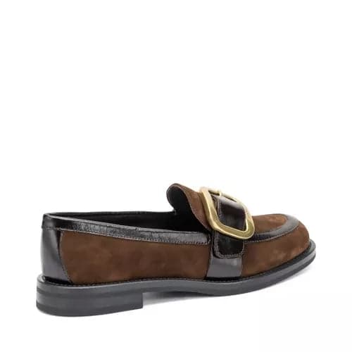 Frau Donna Mocassini in pelle scamosciata con fibbia in Loafer e mocassini Cantali Calzature - Randazzo, commercioVirtuoso.it