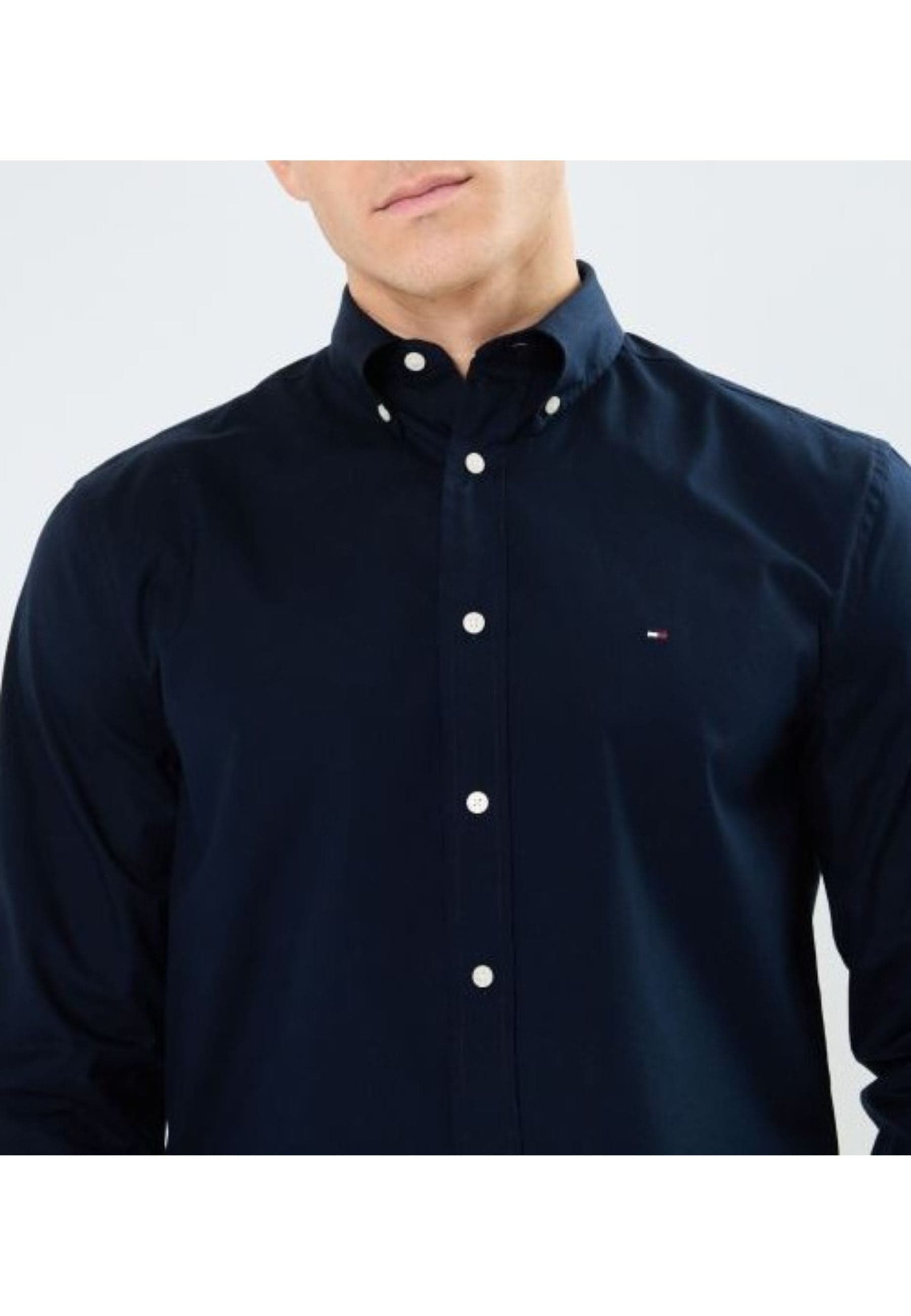 Tommy Hilfiger CAMICIA CORE FLEX POPLIN SOLID RF SHIRT da uomo in Camicie casual Drestige - Casamassima, commercioVirtuoso.it