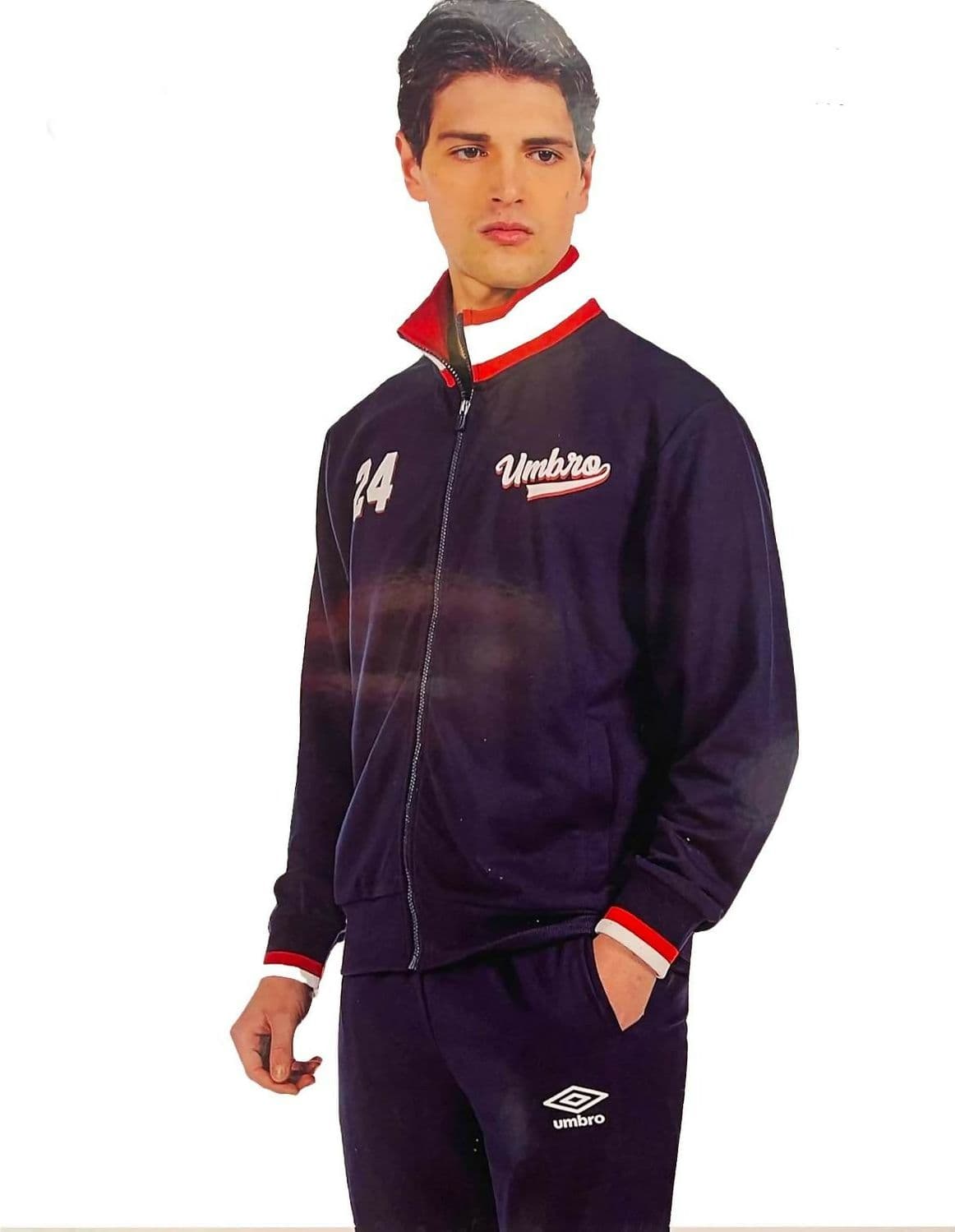 Tuta uomo fullzip umbro in cotone – 30212