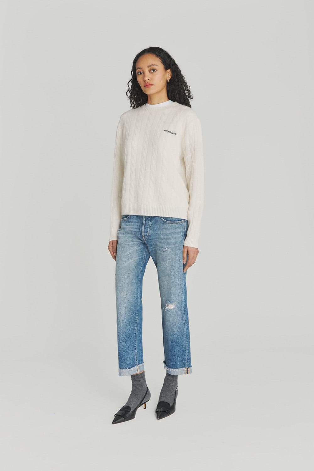 Roy Roger's Maglia donna Pullover cable in lana e cashmere RND90223CN97XXXX C0069 in Maglioni Broadway Red - Barletta, commercioVirtuoso.it