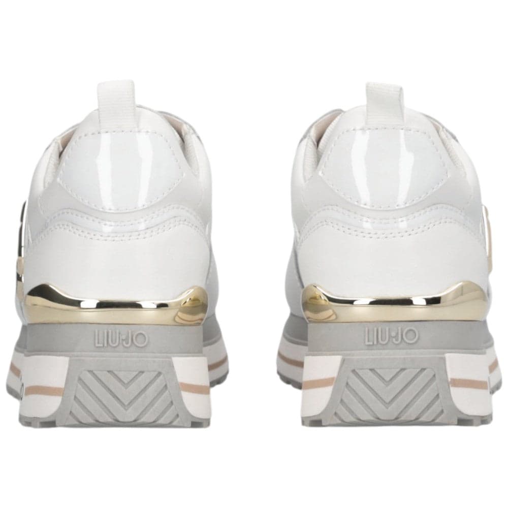 LIU JO sneakers bianche in pelle MAXI WONDER in Sneaker casual Prodotti di Classe - Nocera Superiore, commercioVirtuoso.it