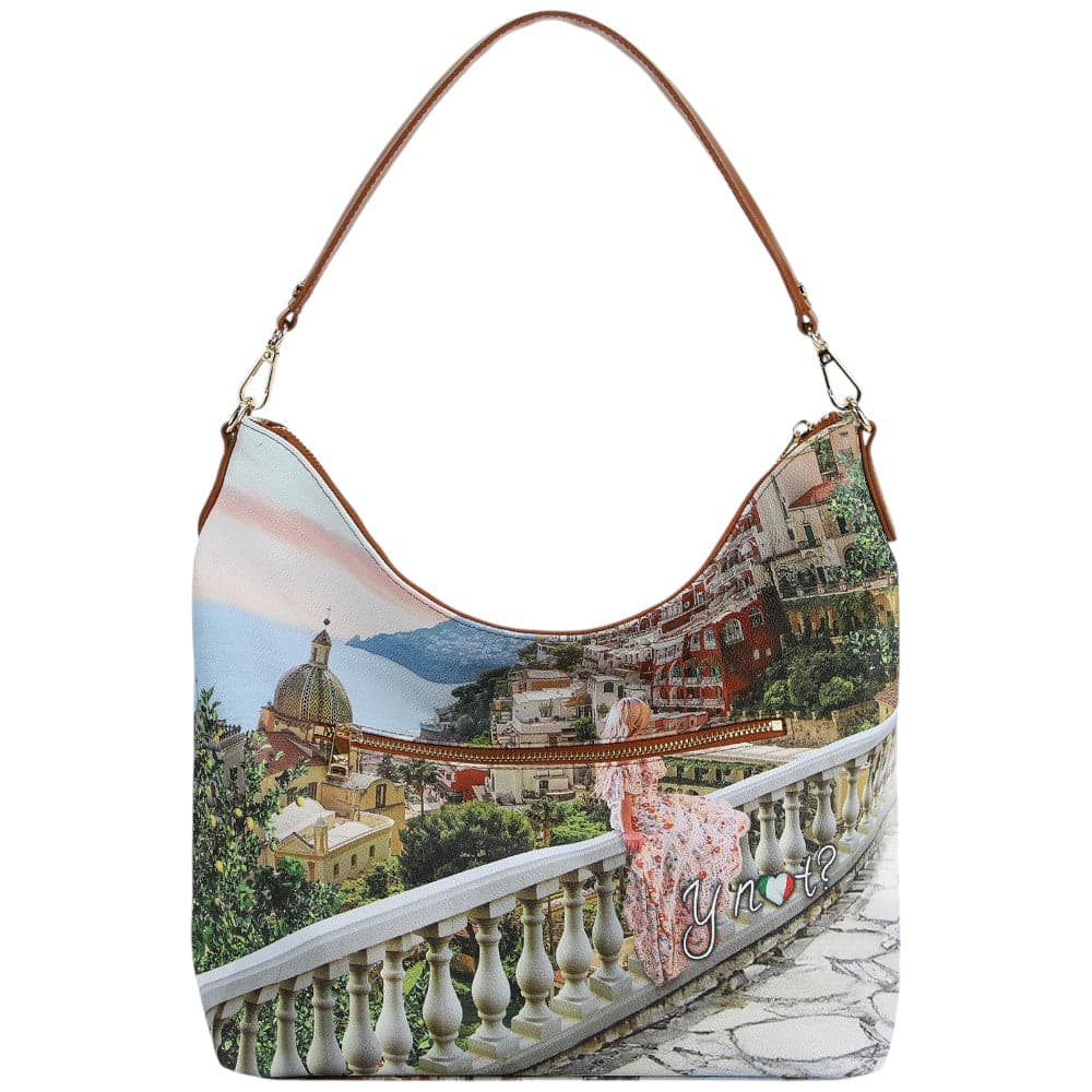 YNot borsa hobo bag stampa Drimming Coast YES618S5 Borse YNot