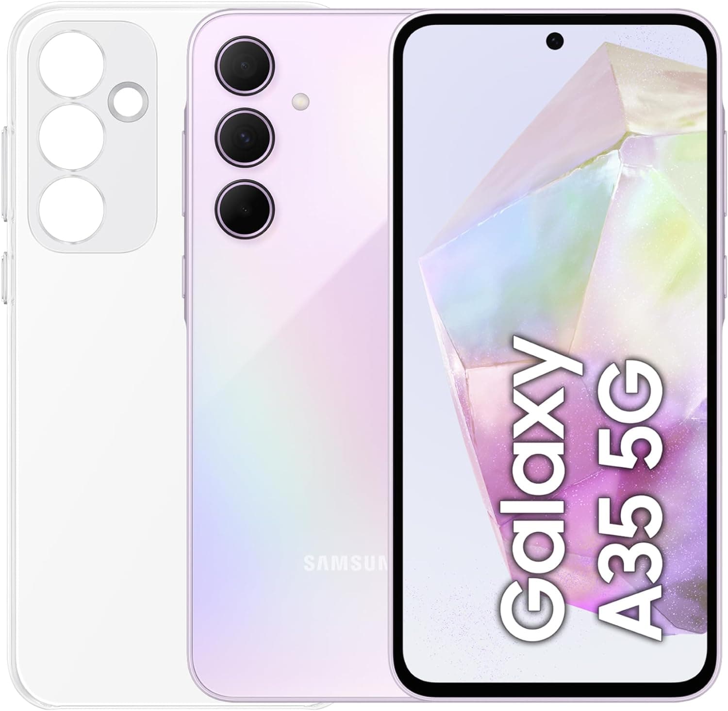 Samsung Galaxy A35 5G 8Gb Ram 256Gb Dual Sim Awesome Lilac + Cover Clear Case Omaggio in Cellulari e Smartphone Prezzo Bomba Store - Casalnuovo di Napoli, commercioVirtuoso.it