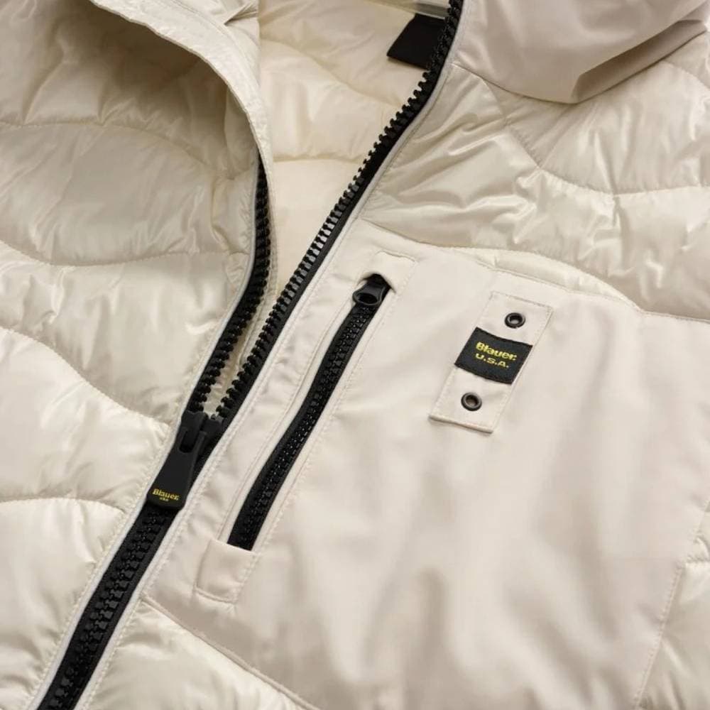 Blauer piumino bianco in piuma Albert 25WBLUC08078 in Gilet Prodotti di Classe - Nocera Superiore, commercioVirtuoso.it