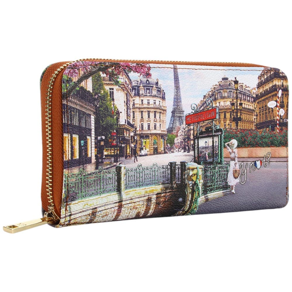 YNot zip around grande stampa Emily in Paris YES361S5 Portafogli YNot