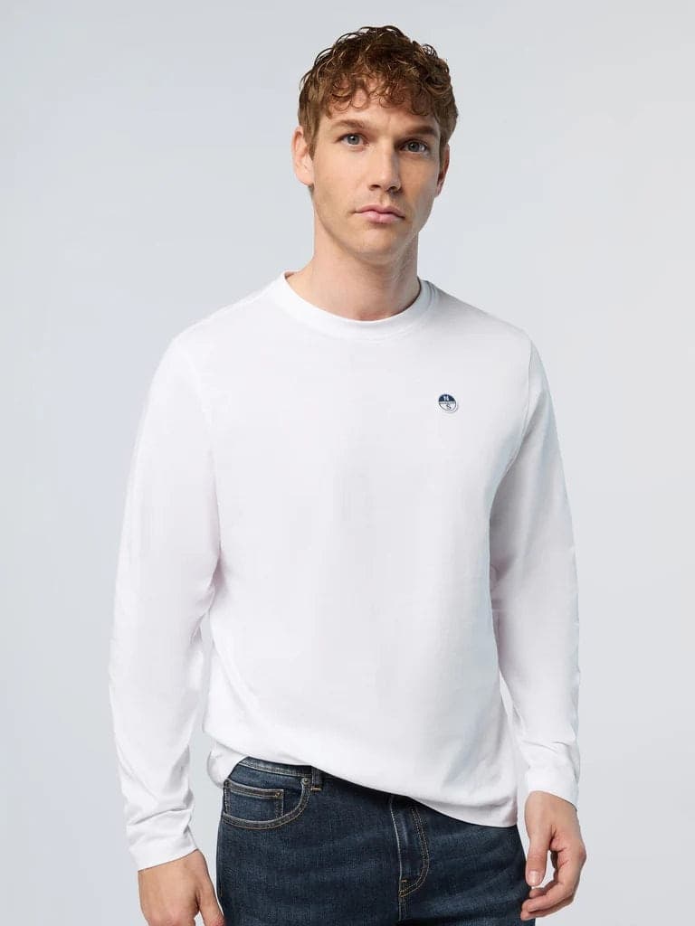 North Sails T-shirt uomo manica lunga in T-shirt Broadway Red - Barletta, commercioVirtuoso.it
