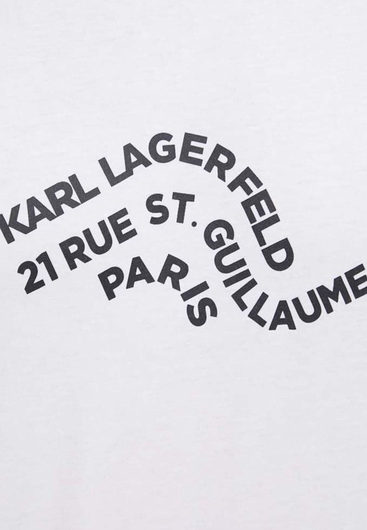 KARL LAGERFELD T-SHIRT WAVE LOGO RELAXED T-SHIRT da uomo in T-shirt Drestige - Casamassima, commercioVirtuoso.it