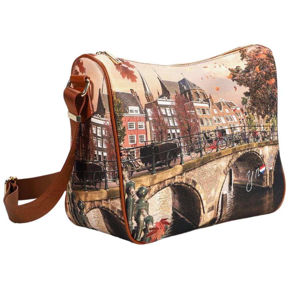 YNot should bag YES370F4 stampa Autumn River Borse YNot