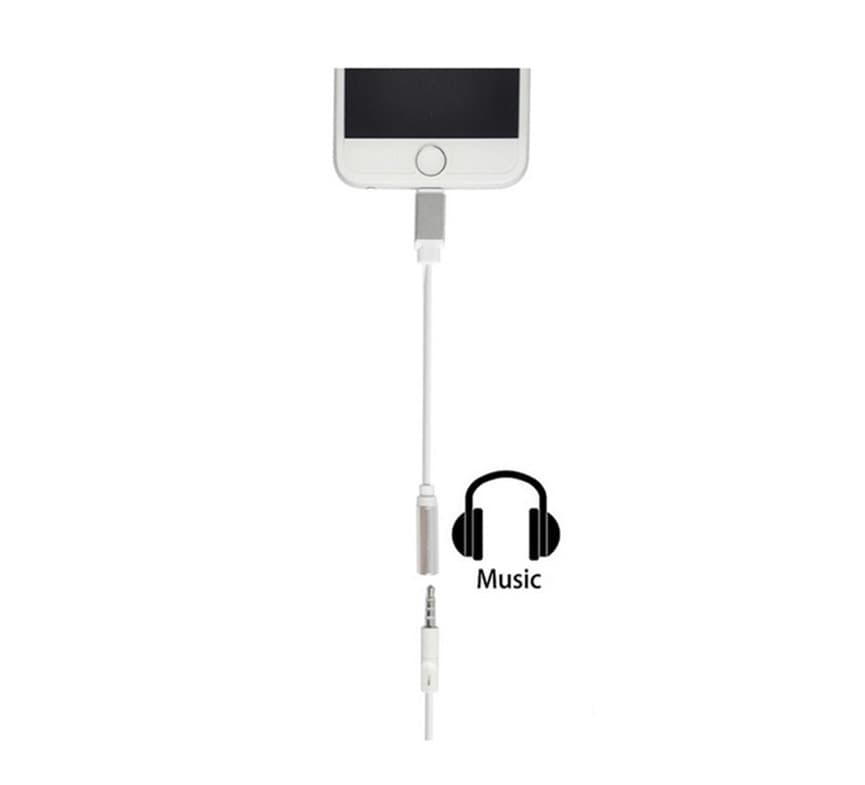 Cavo Adattatore LIGHTNING > Jack 3.5mm Femmina per iPhone in Adattatori DFP Elettronica Store - Scafati, commercioVirtuoso.it