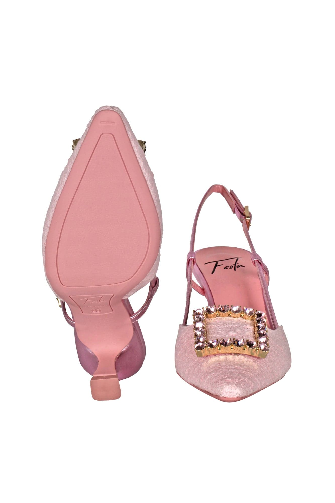 Roberto Festa - Slingback - 451006 - Rosa da donna in Scarpe col tacco Drestige - Casamassima, commercioVirtuoso.it