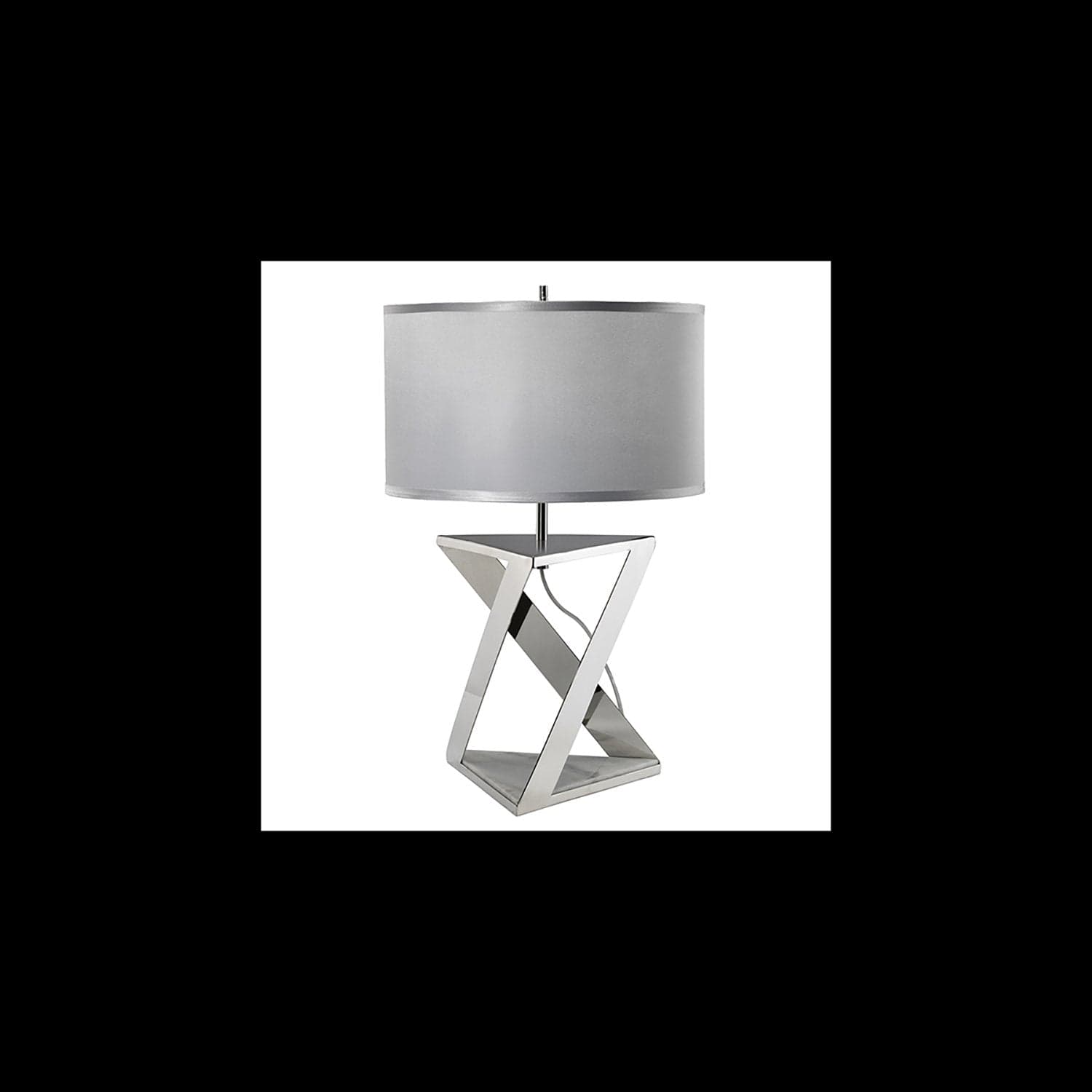 Lampada Da Scrivania Aegeus Acciaio Nichel Lucido E Marmo Bianco 1 Luce E27 in Lampade da lavoro LuceArt - Montecorvino Pugliano, commercioVirtuoso.it
