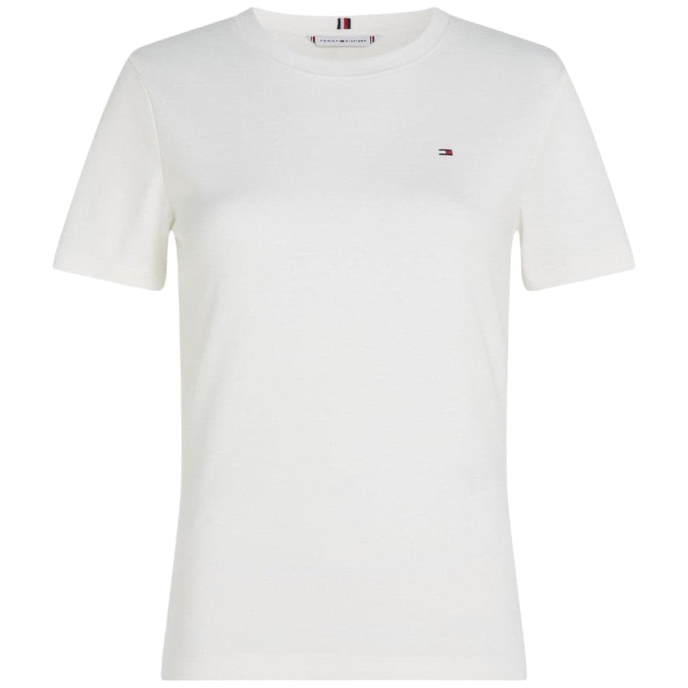 Tommy Hilfiger donna t-shirt bianca WW0WW40587
