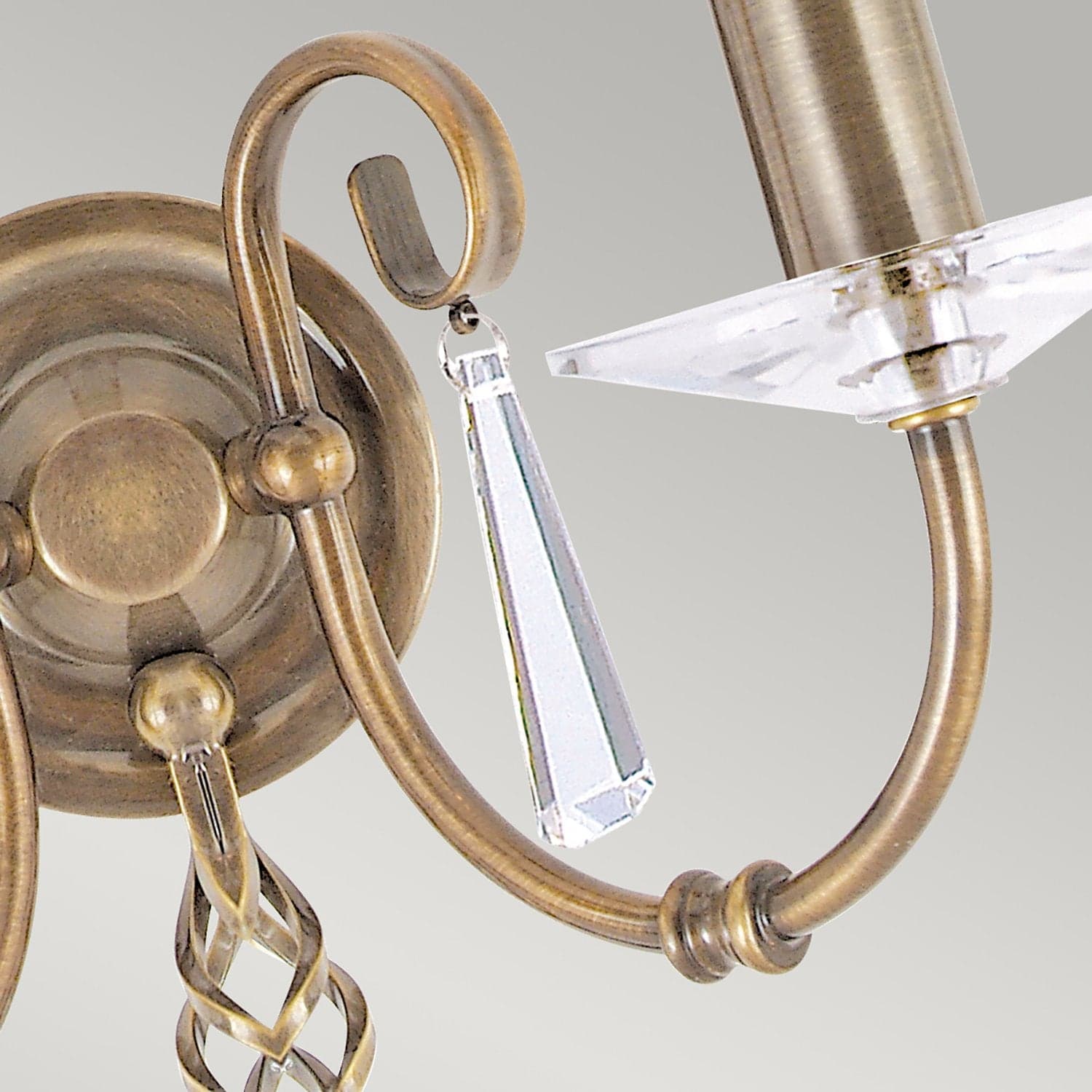 Applique Classica Aegean Acciaio Ottone Anticato 2 Luci E14 in Lampade da parete LuceArt - Montecorvino Pugliano, commercioVirtuoso.it