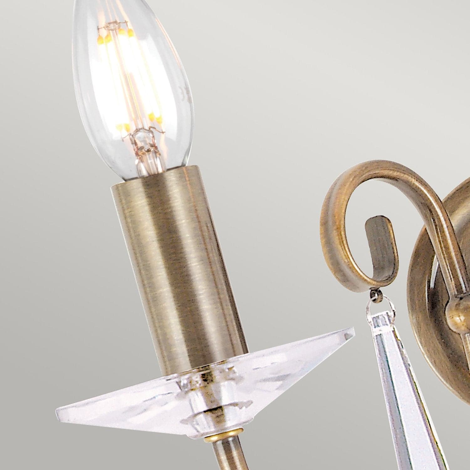 Applique Classica Aegean Acciaio Ottone Anticato 2 Luci E14 in Lampade da parete LuceArt - Montecorvino Pugliano, commercioVirtuoso.it