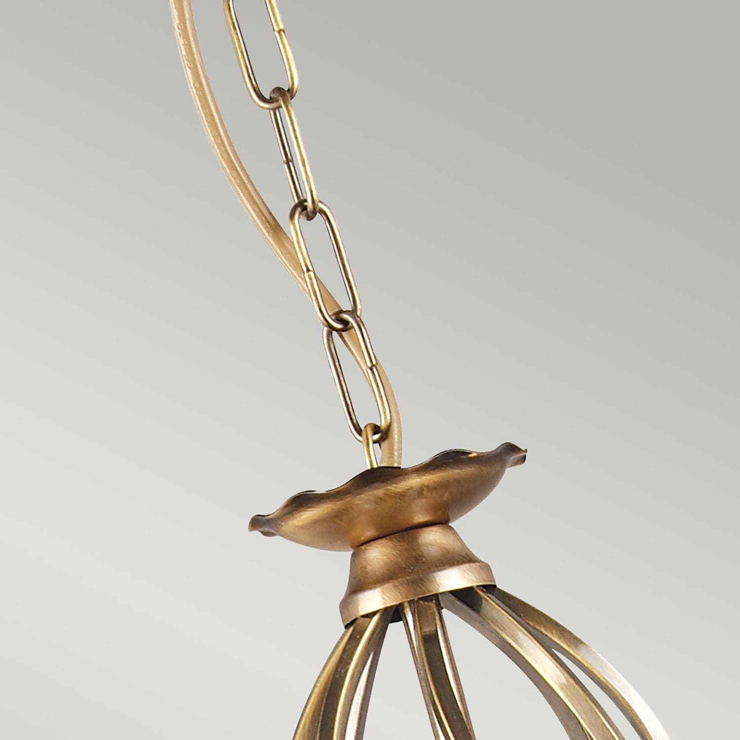 Lampadario Classico Aegean Acciaio Ottone Anticato 3 Luci E14 in Lampadari LuceArt - Montecorvino Pugliano, commercioVirtuoso.it