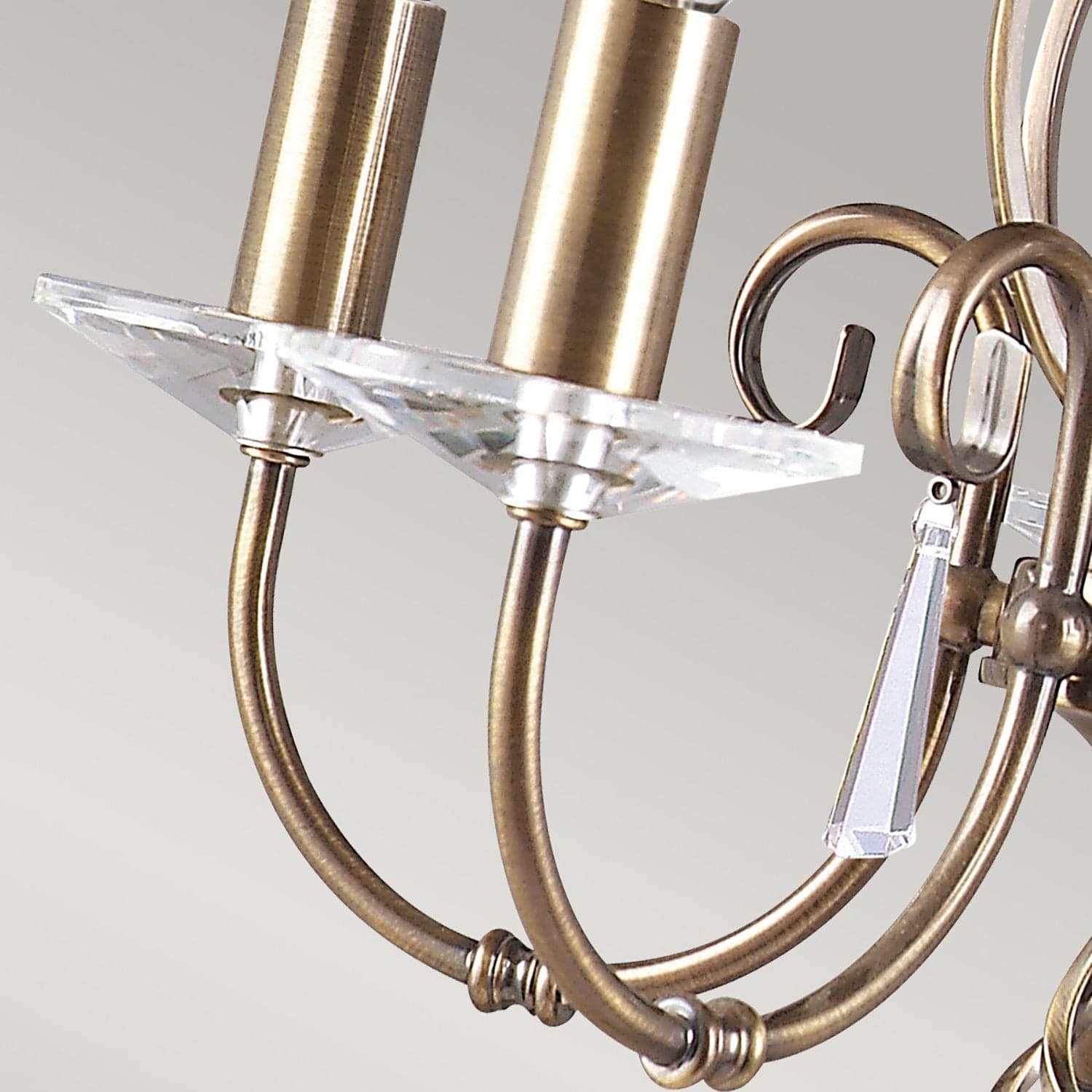 Lampadario Classico Aegean Acciaio Ottone Anticato 5 Luci E14 in Lampade a sospensione LuceArt - Montecorvino Pugliano, commercioVirtuoso.it