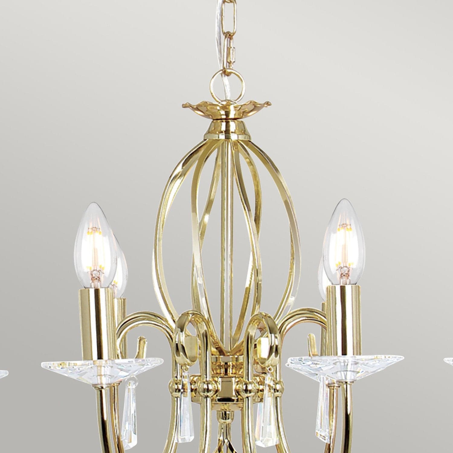 Lampadario Classico Aegean Acciaio Ottone Lucido 8 Luci E14 in Lampade a sospensione LuceArt - Montecorvino Pugliano, commercioVirtuoso.it
