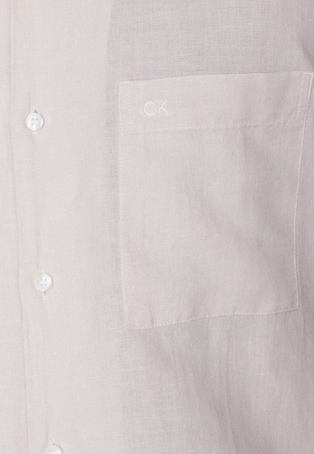 calvin klein CAMICIA LINEN COTTON CUBAN SS SHIRT da uomo in Maglie pigiama Drestige - Casamassima, commercioVirtuoso.it