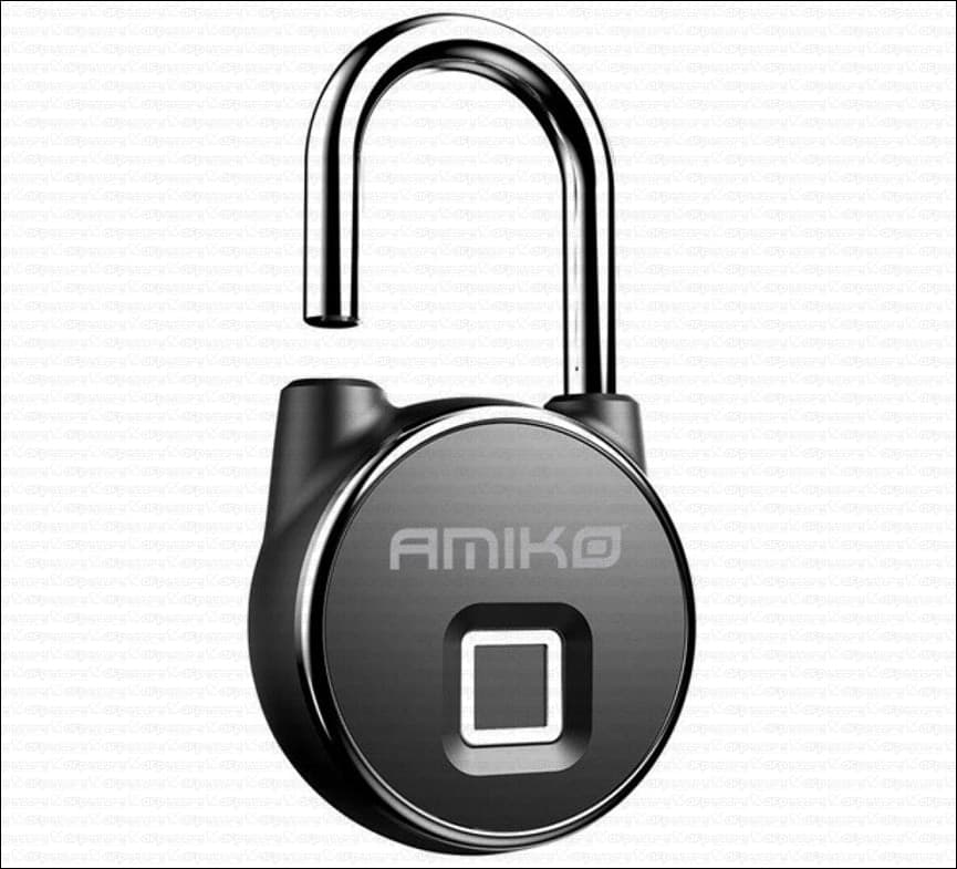 Lucchetto Intelligente con Sblocco Impronta Digitale AMIKO FPL 22 in Cilindri delle serrature DFP Elettronica Store - Scafati, commercioVirtuoso.it