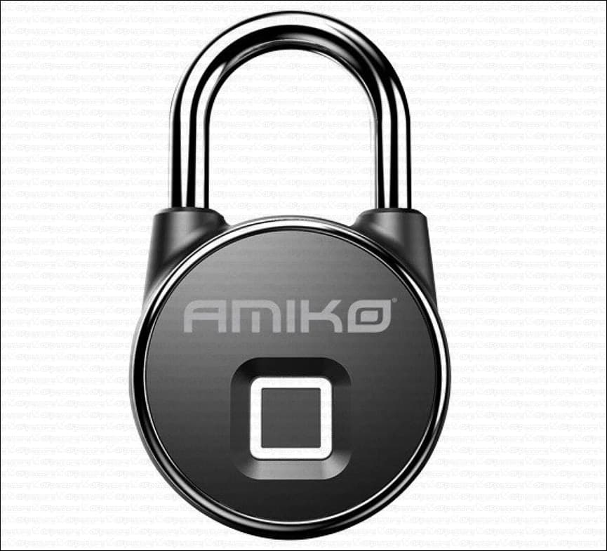 Lucchetto Intelligente con Sblocco Impronta Digitale AMIKO FPL 22 in Cilindri delle serrature DFP Elettronica Store - Scafati, commercioVirtuoso.it