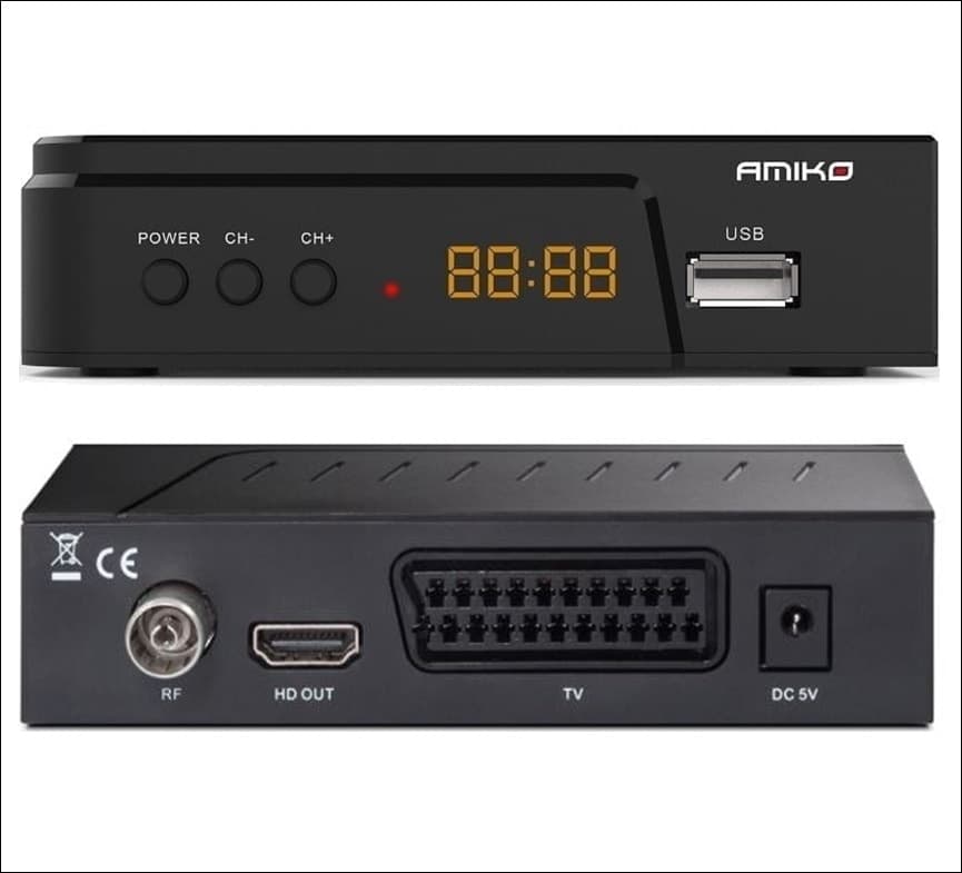 AMIKO T765 Terrestre DVB-T2 FULL HD H.265 HEVC 10 bit in Ricevitori digitale terrestre DFP Elettronica Store - Scafati, commercioVirtuoso.it